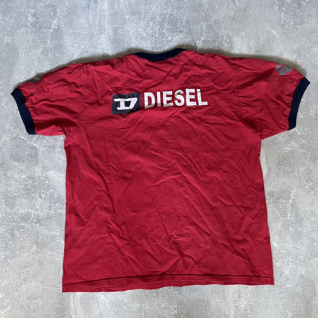 Diesel 90s Diesel dragon tee Shirt boxy baggy japan Crew ninja Y2K Size US L / EU 52-54 / 3 - 2 Thumbnail