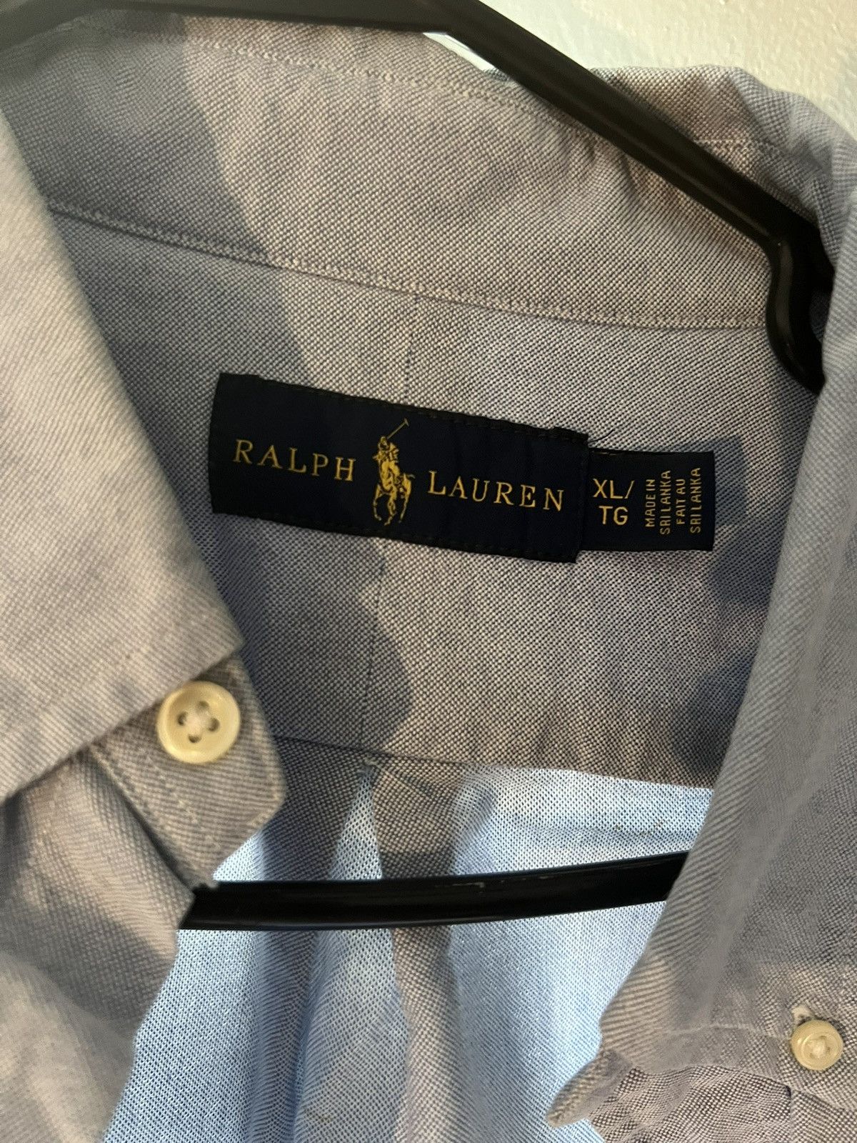 Polo Ralph Lauren Blue Ralph Lauren Button Up Shirt Size US XL / EU 56 / 4 - 3 Thumbnail