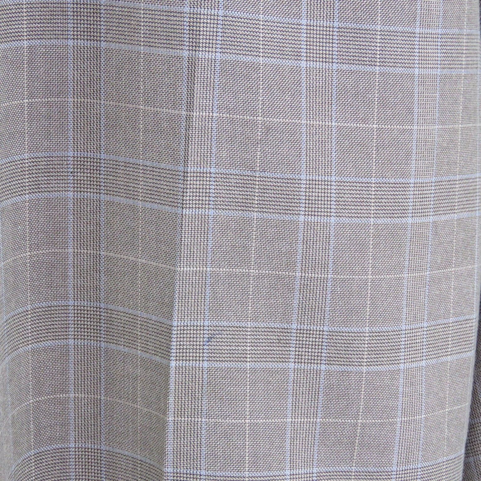 Giorgio Fiorelli Giorgio Fiorelli Grey Plaid Formal Dress Pants Slacks Size 44R - 4 Thumbnail
