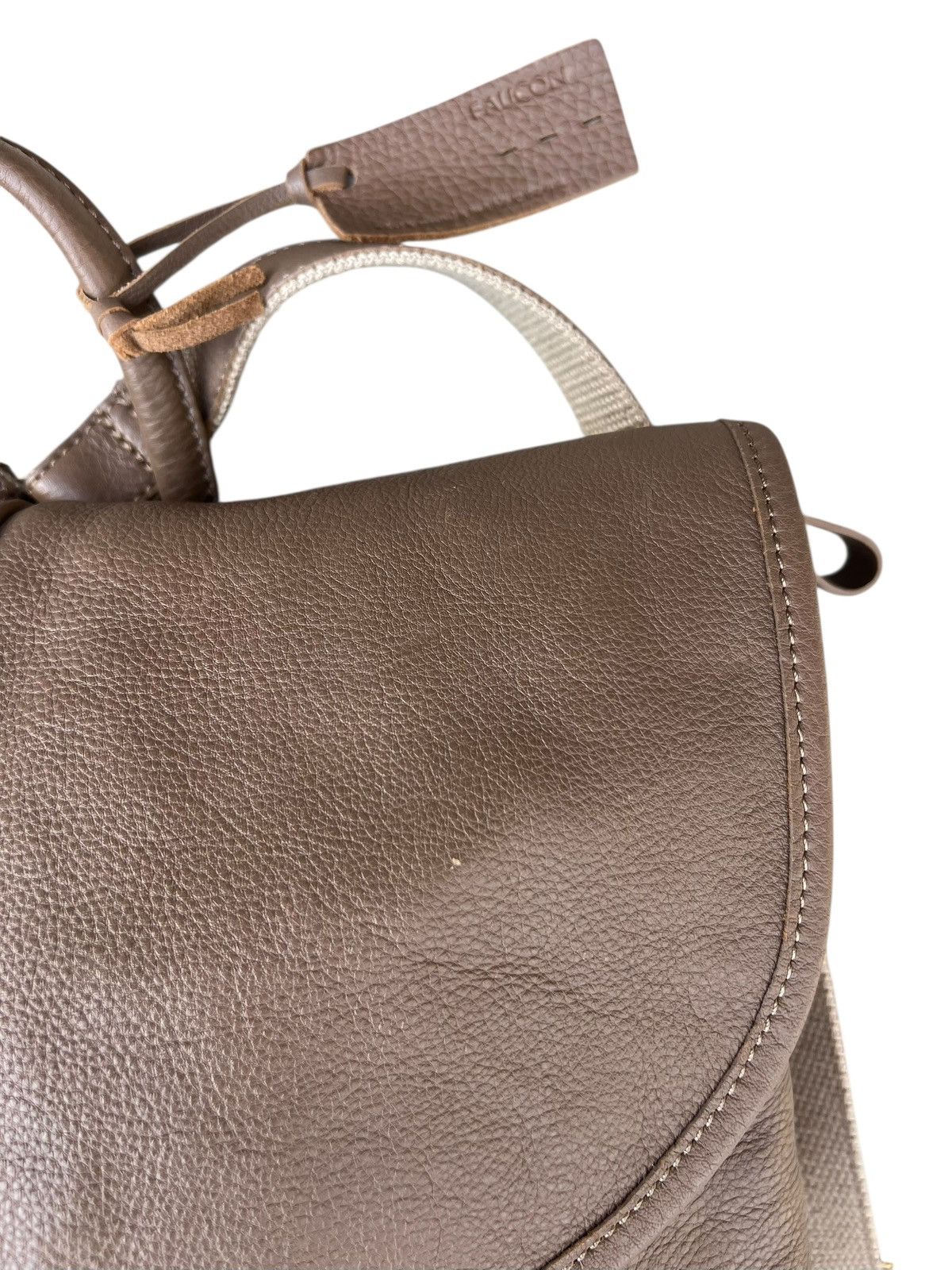 Leather Faucon Hawk Company Japan Leather Hybrid Backpack Size ONE SIZE - 10 Thumbnail