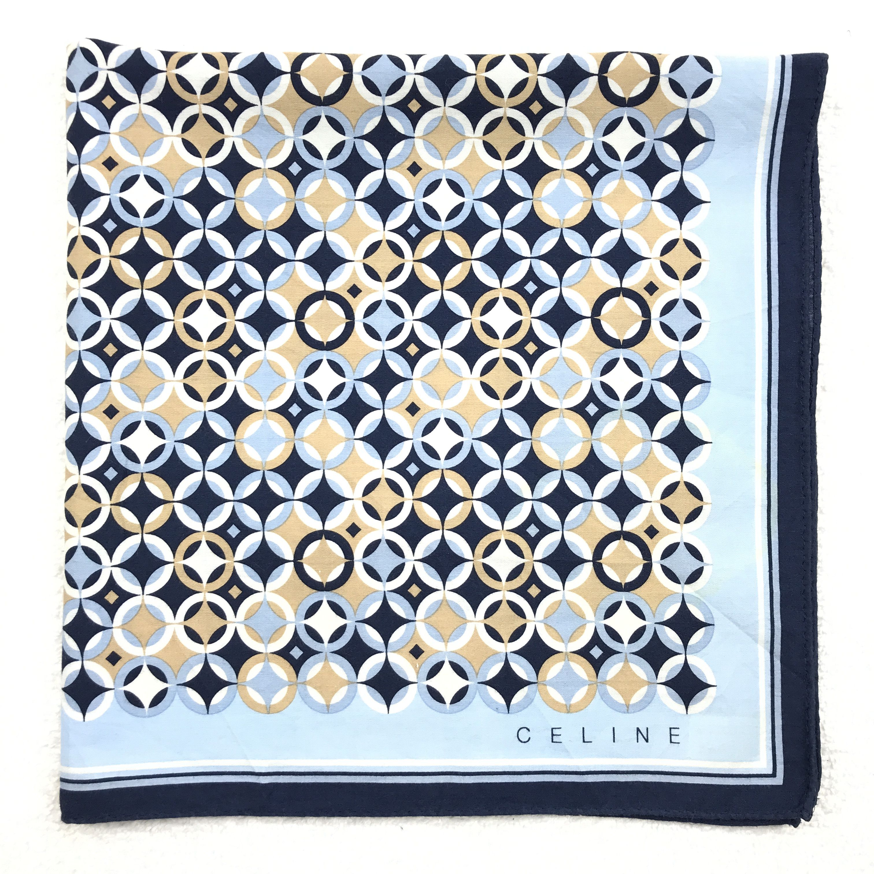 Celine × Vintage Vintage Celine Bandana Neckerchief Handkerchief Size ONE SIZE - 2 Thumbnail