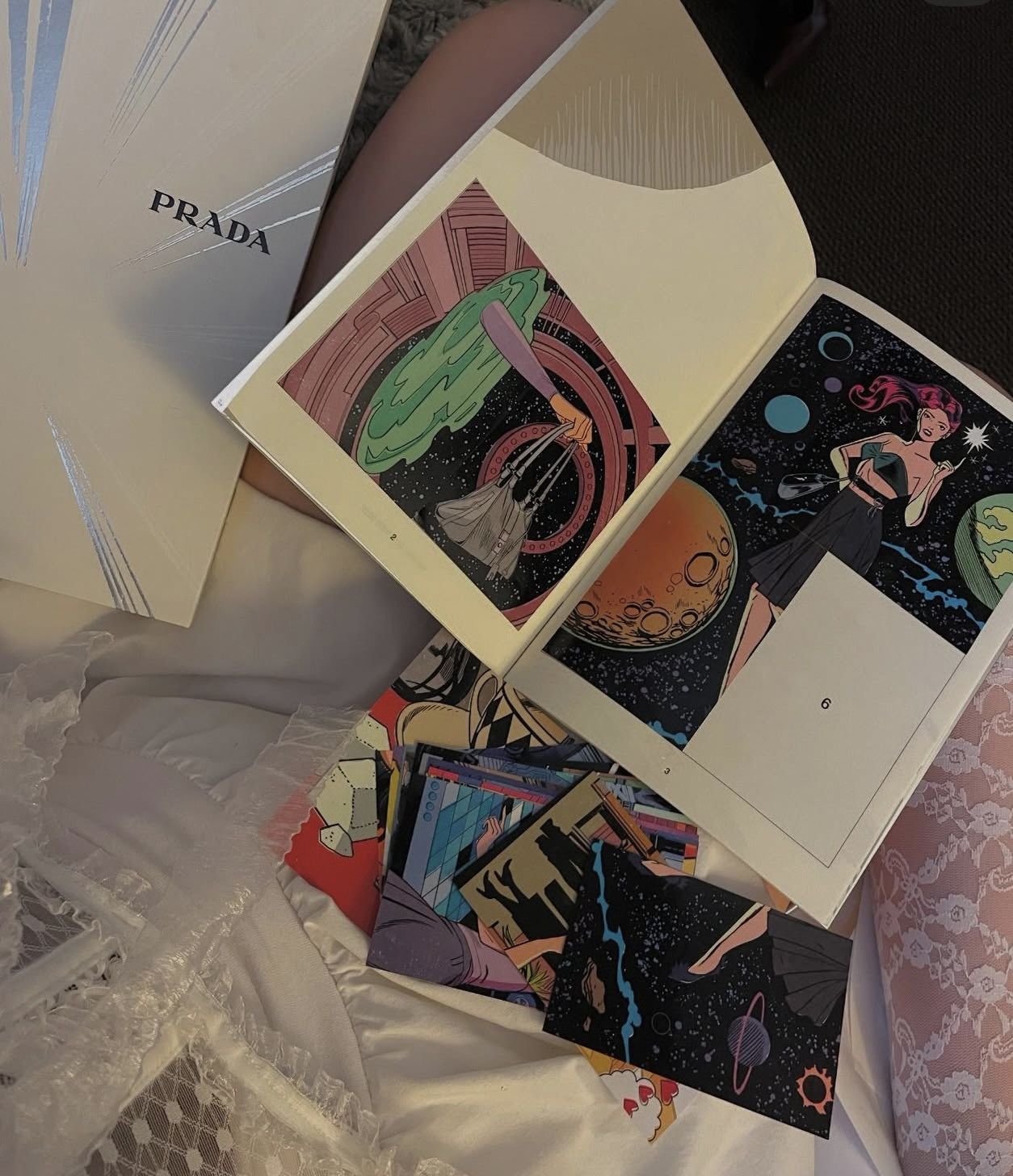 プラダ　マガジン Prada 🔥 Prada superhero comic book magazine | Grailed
