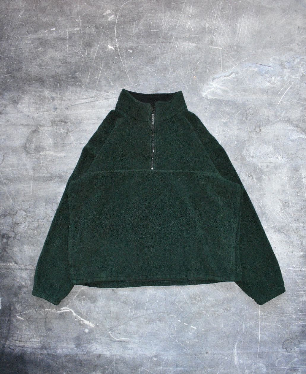 J.Crew Vintage 90s J. Crew Quarter-Zip Fleece Pullover (L) Size US L / EU 52-54 / 3 - 1 Thumbnail