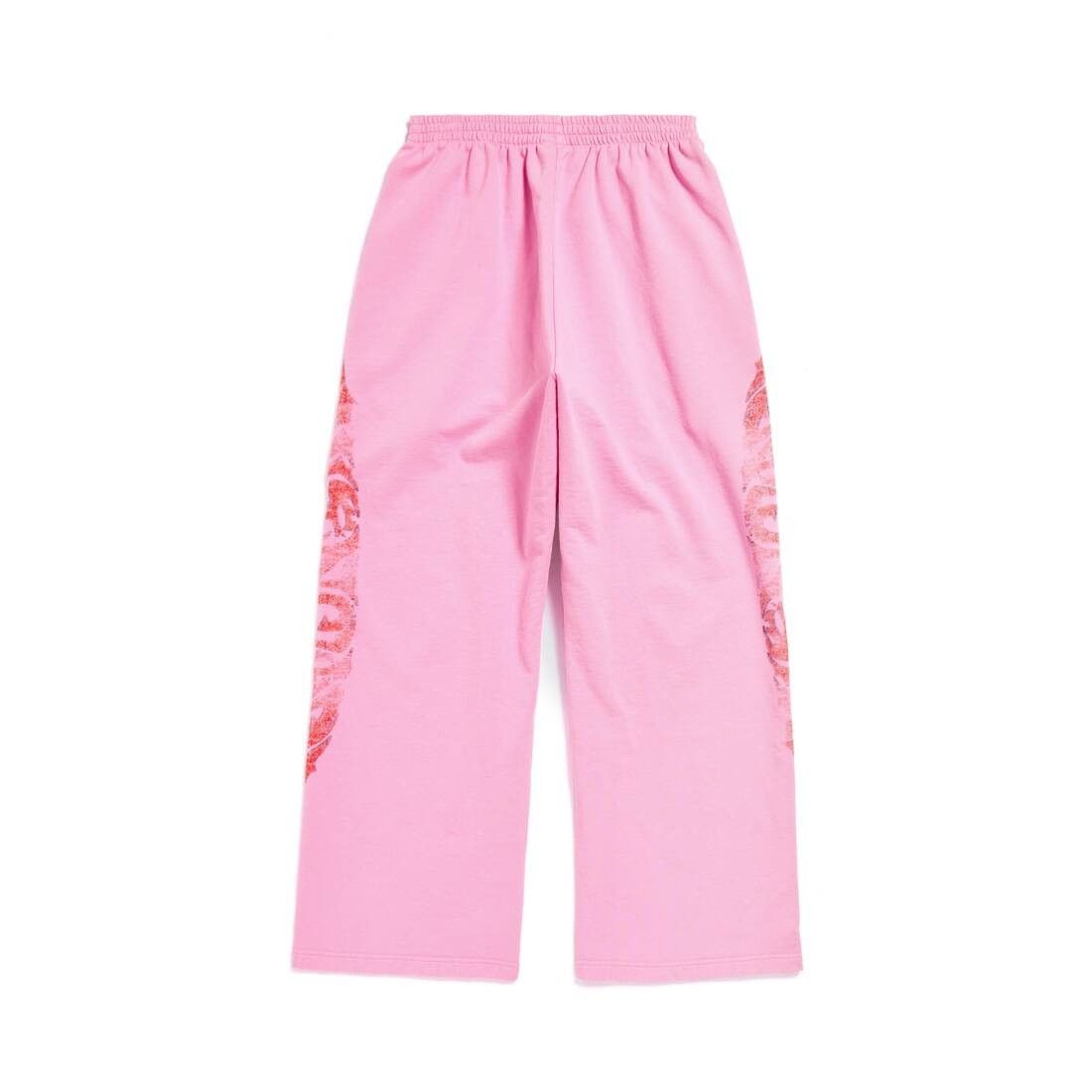Balenciaga o1tr1nto0725 Offshore Baggy Sweatpants & Joggers in Pink Size US 32 / EU 48 - 6 Thumbnail