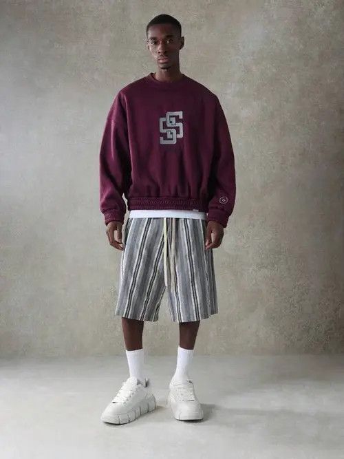 Other Vintage Stripe Y2K Retro shorts Size US 30 / EU 46 - 4 Thumbnail