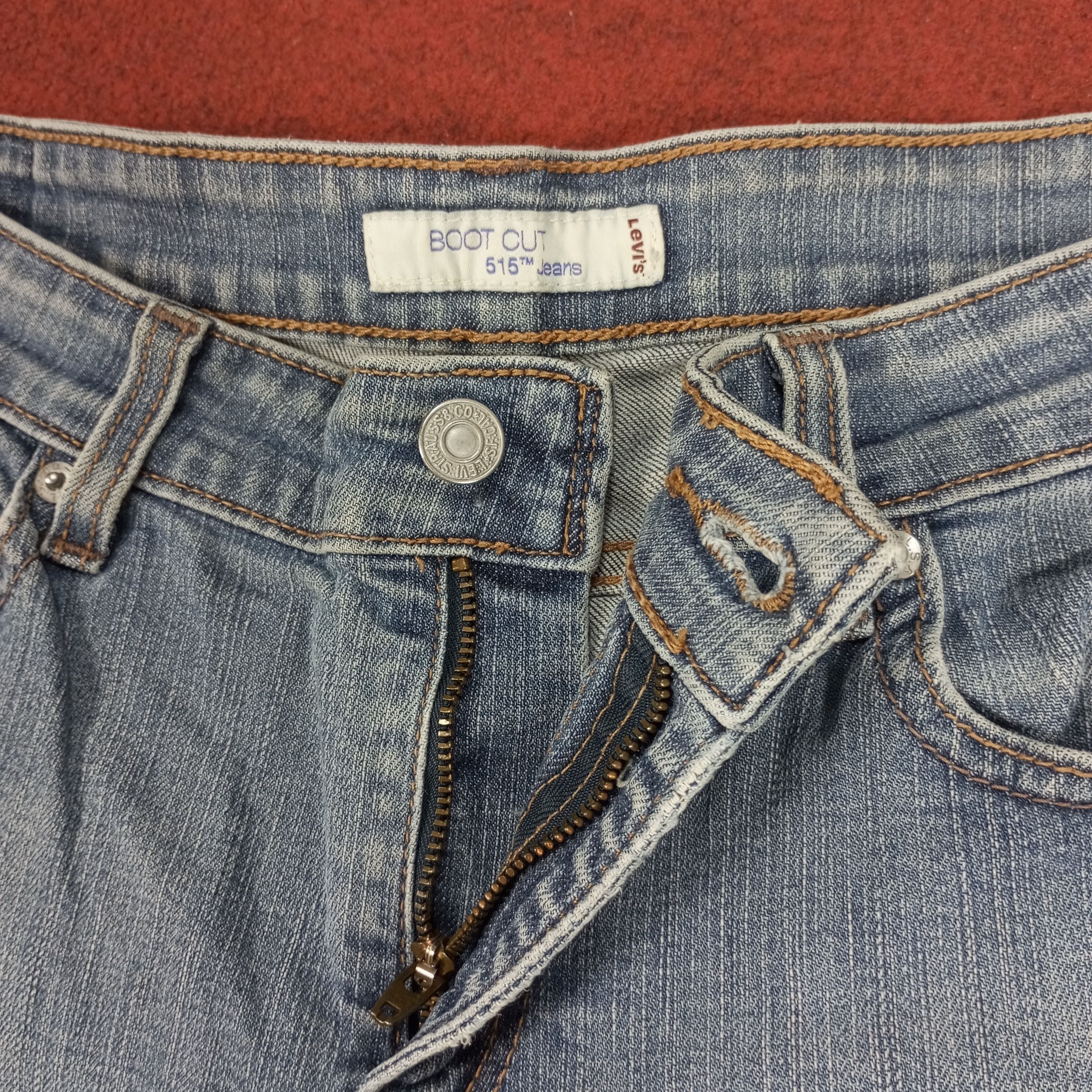 Levi's × Vintage Levis Streetwear Style Boot Cut Distressed Jeans Size 32" / US 10 / IT 46 - 12 Thumbnail