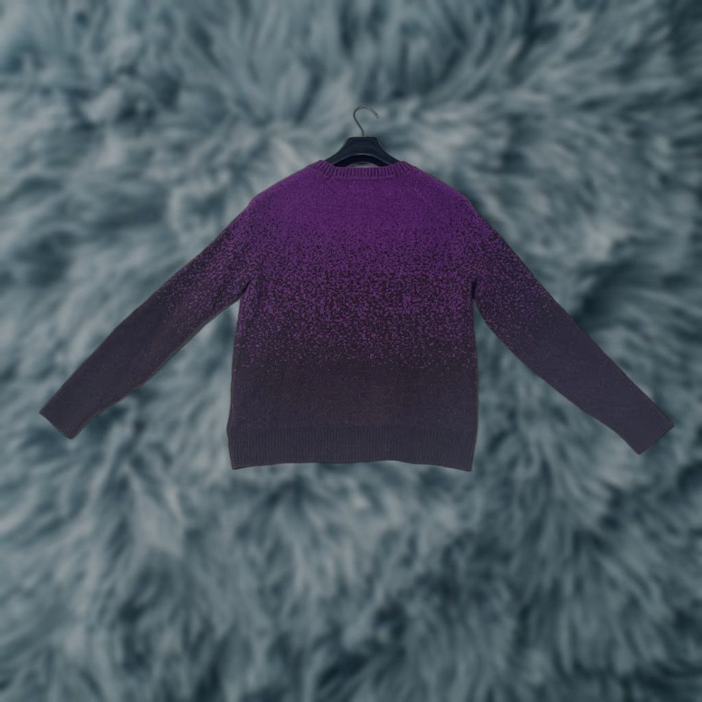 Athleta Athleta Womens Wool Blend Hawthorn Textured Jacquard Crew Sweater XS Purple Pullover Knit Casual Womens Size XS / US 0-2 / IT 36-38 - 1 Thumbnail