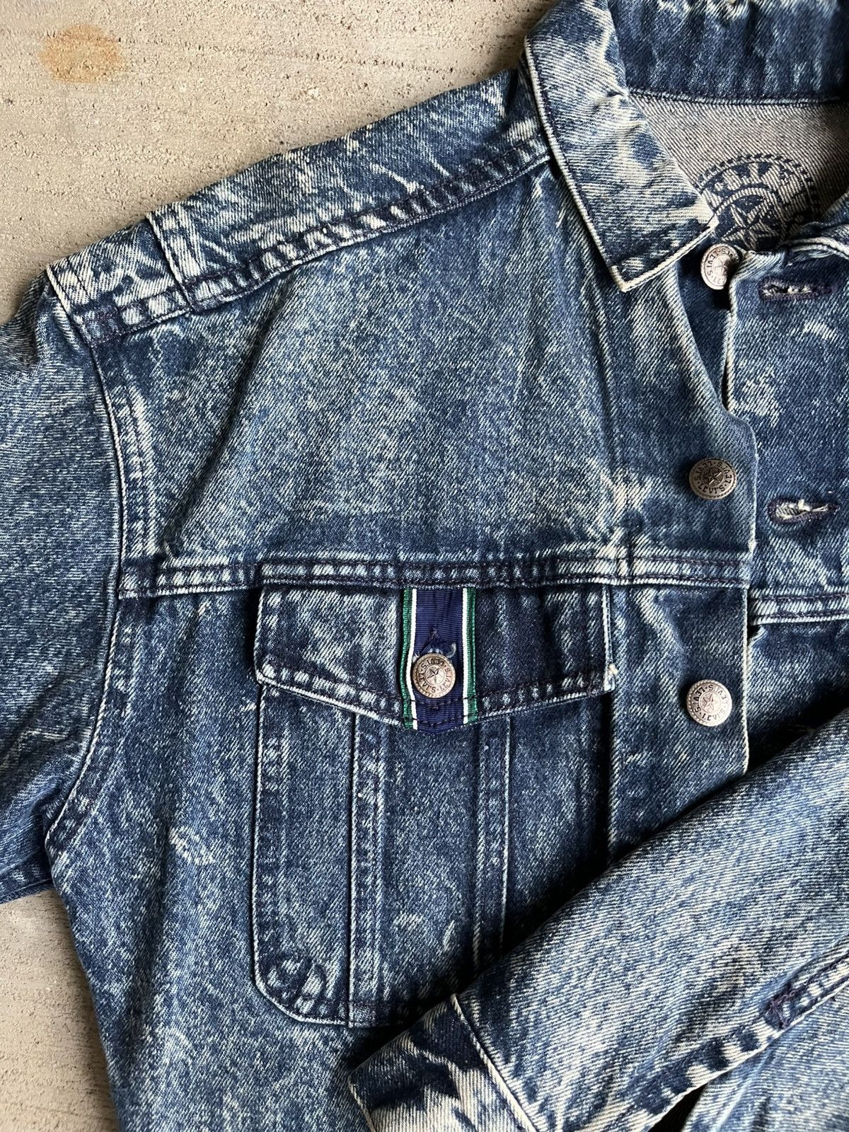 Levi's × Vintage Vintage Levi's Denim Jacket Rare Star logo Size S / US 4 / IT 40 - 4 Thumbnail