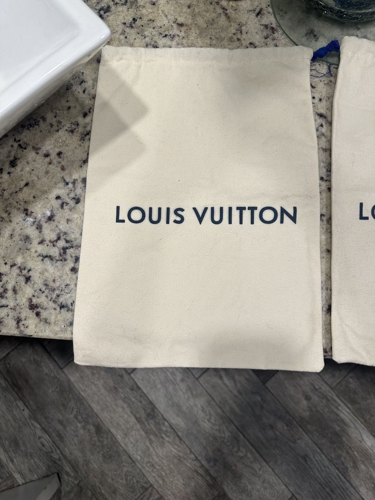 Louis Vuitton LOUIS VUITTON GREY WOOL BLACK LOW TOP TRAINERS SNEAKERS Size US 6.5 / EU 39-40 - 24 Thumbnail