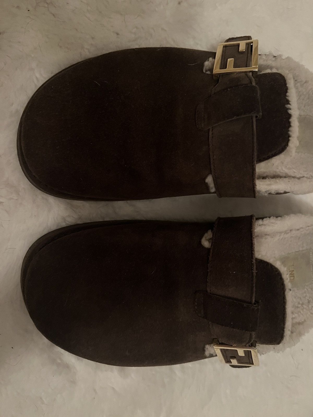 Fendi FENDI SHEARLING MULE Sz 42 Size US 12 / IT 42 - 2 Thumbnail