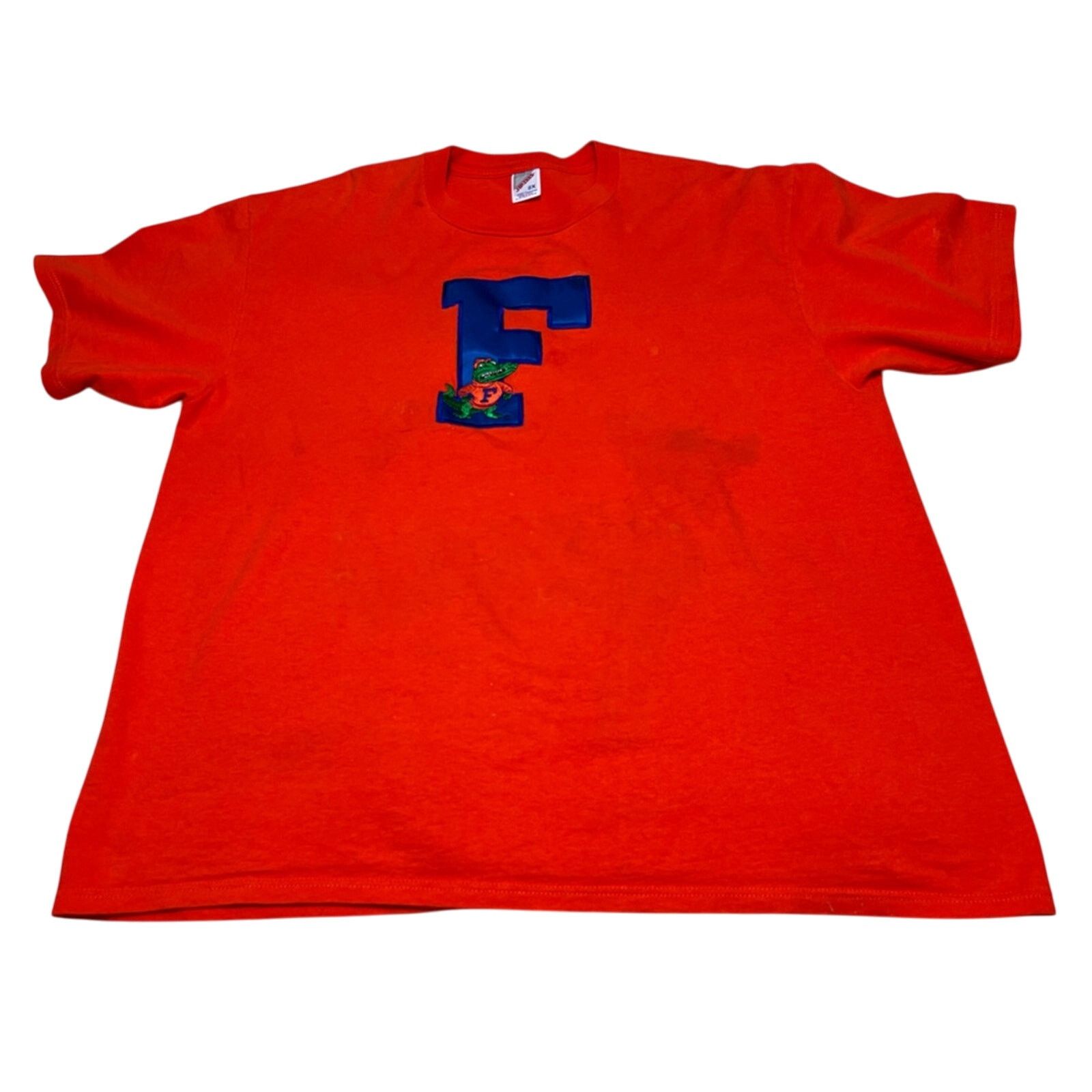 Jerzees VTG 90’s Florida Gators Embroidered Big Logo Shirt Jerzees Size US XXL / EU 58 / 5 - 1 Thumbnail