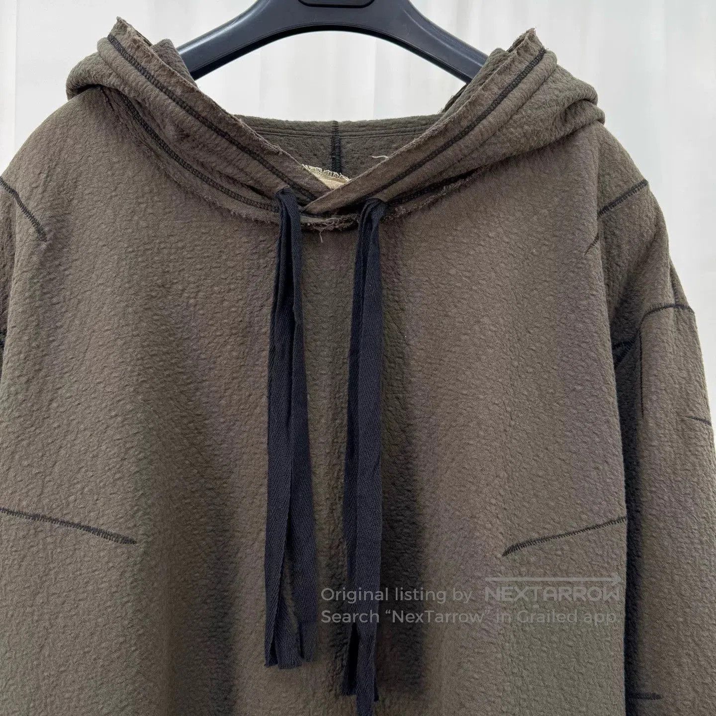 TAIKAN Peng Tai Handcrafted Plant Dyed Hoodie. Size L / US 10 / IT 46 - 3 Thumbnail