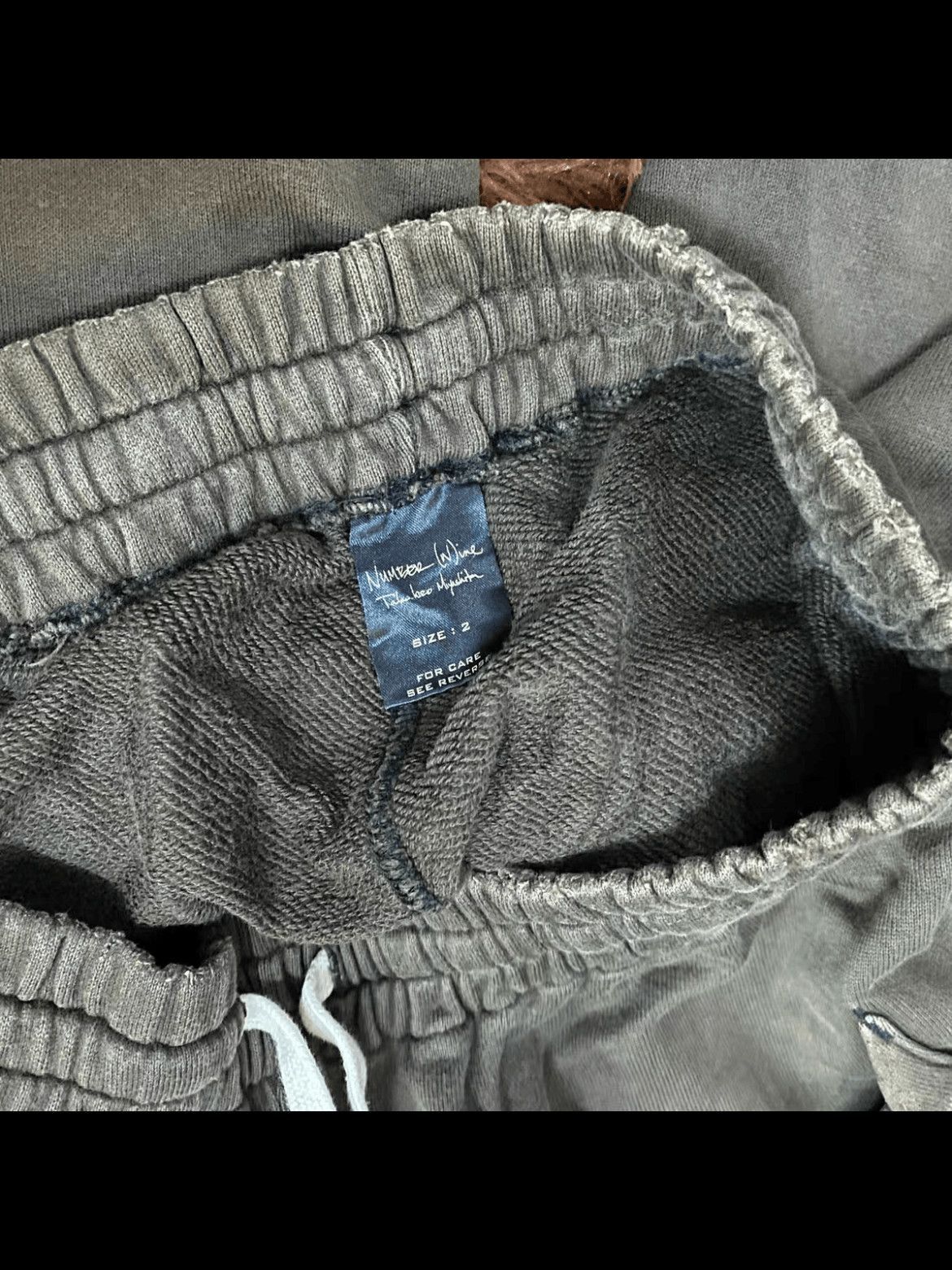 Number (N)ine Sz 2 Number Nine 05SS Distressed Multi Pocket Sweatpants-25 Size US 30 / EU 46 - 3 Thumbnail