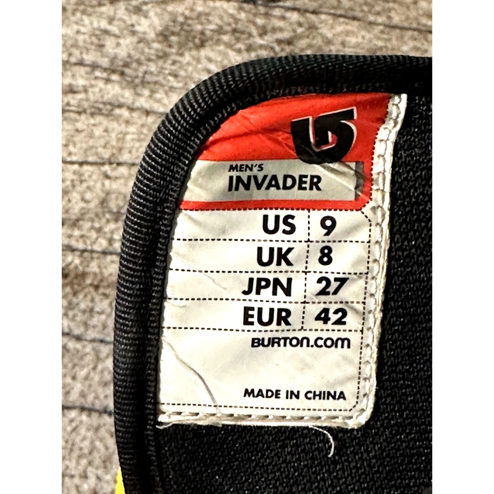 Burton BURTON Invader Imprint One Snowboard Boots Black Men's Sz 9 Size US 9 / EU 42 - 11 Thumbnail