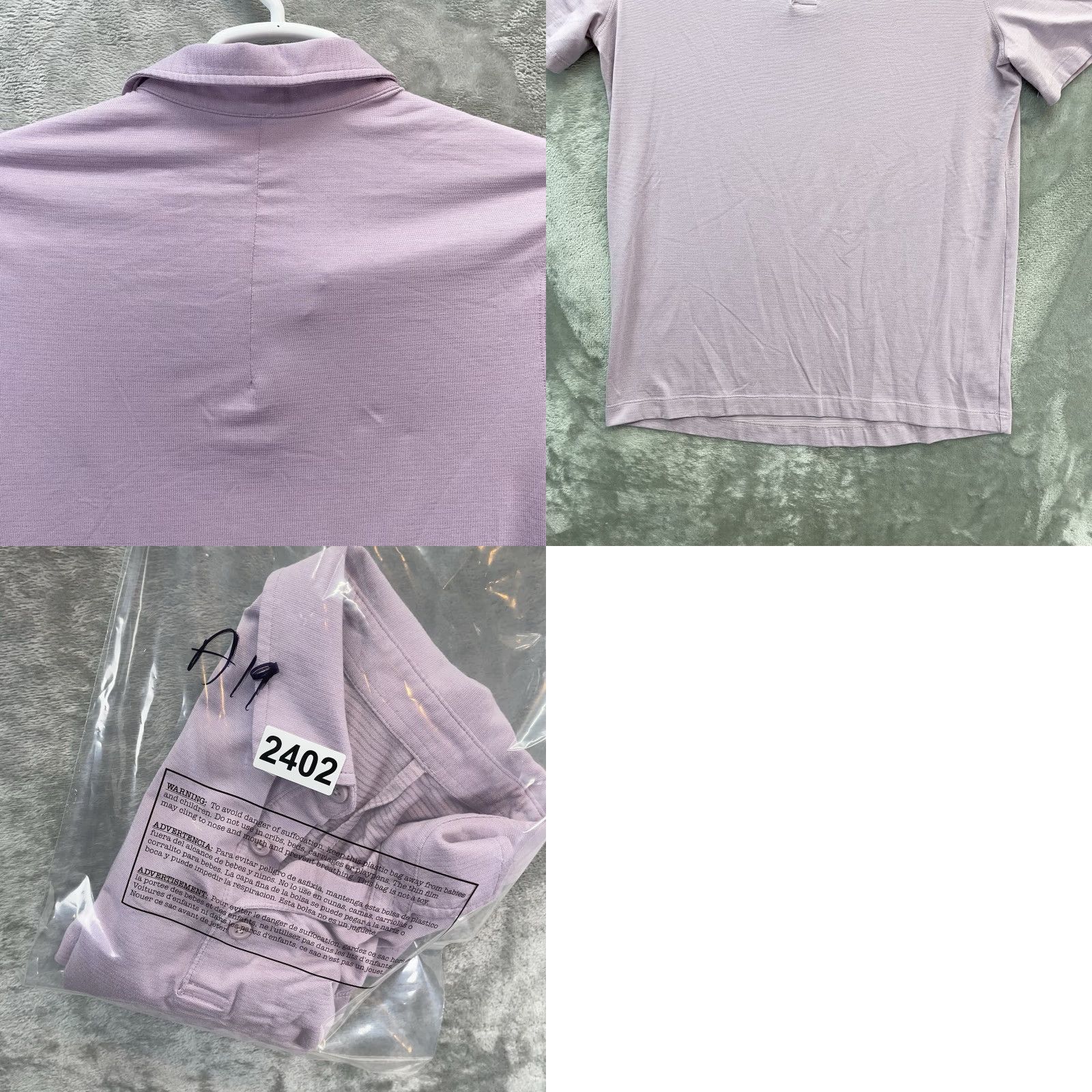 Lululemon Lululemon Shirt Polo Mens S Purple Solid Short Sleeve Preppy Golf Activewear Casual Size US S / EU 44-46 / 1 - 8 Thumbnail