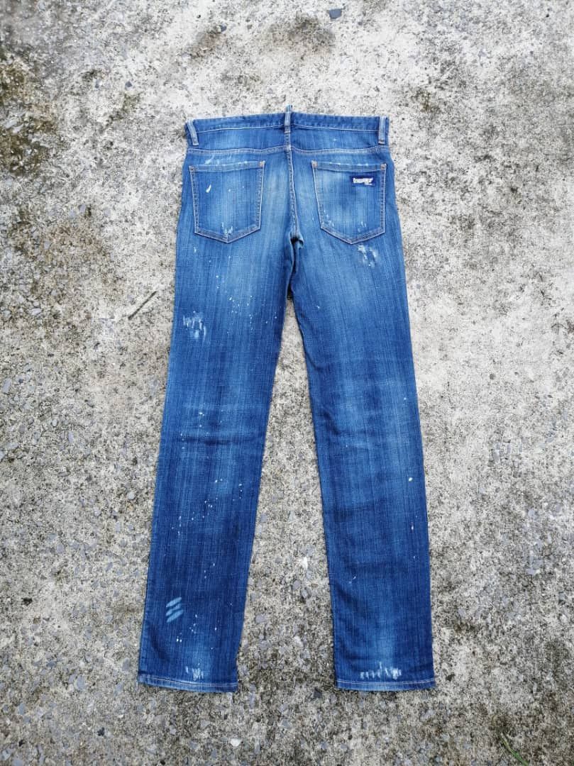 Dsquared2 Dsquared2 Blue J-Cotton Distressed Denim Jeans Size US 32 / EU 48 - 5 Thumbnail