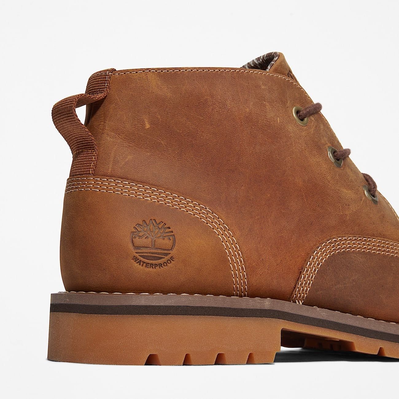 Timberland TIMBERLAND MEN'S 11.5 LARCHMONT MID LACED WATERPROOF BROWN Size US 11.5 / EU 44-45 - 7 Thumbnail