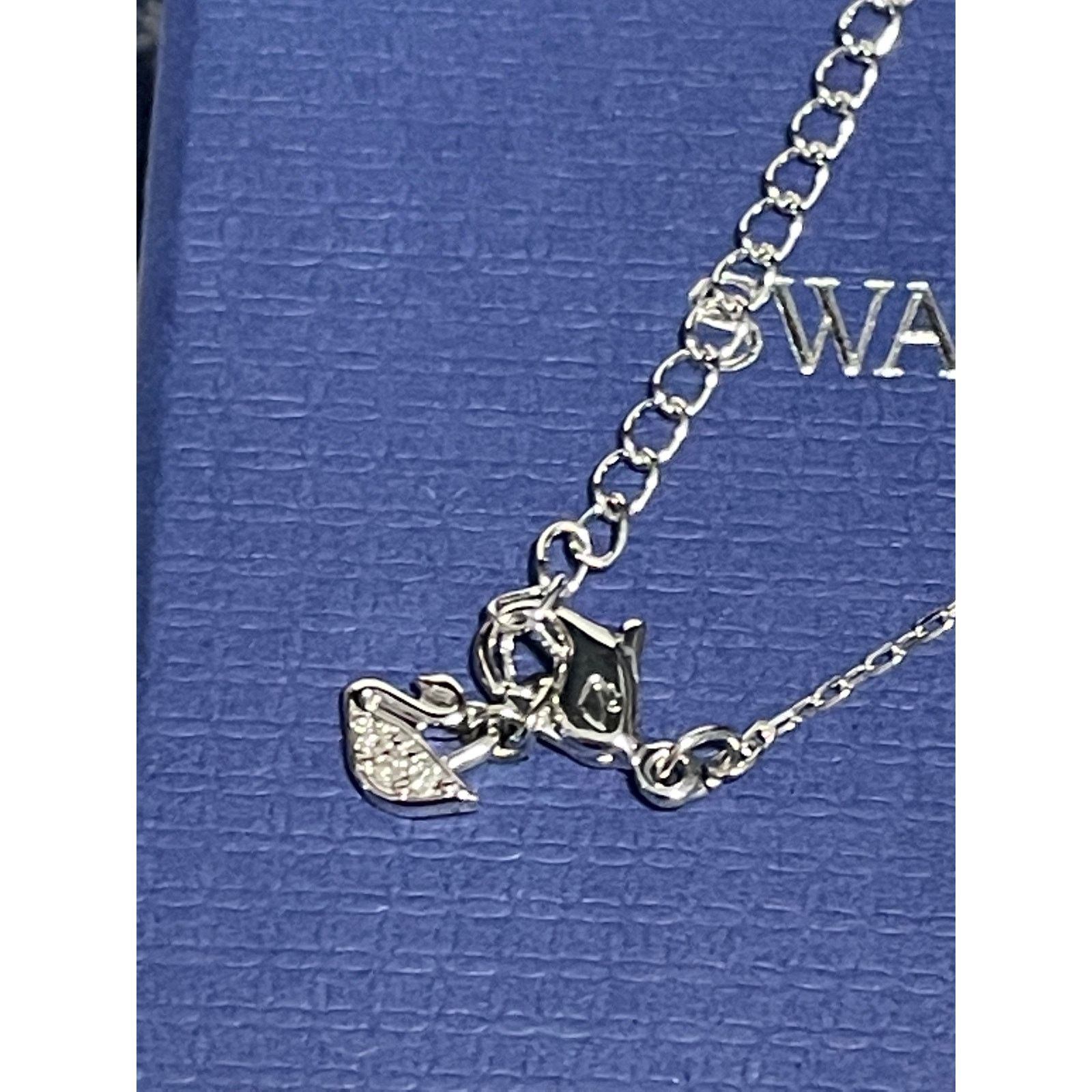 Swarovski Swarovski Crystal Naughty Mini Rhodium-Plated Necklace New Size ONE SIZE - 5 Thumbnail