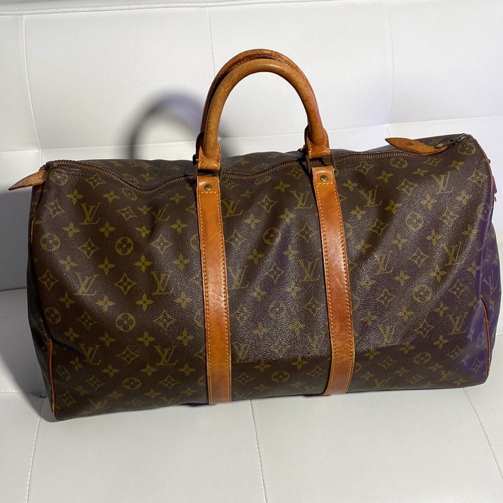 Louis Vuitton Authentic Louis Vuitton Monogram Keepall 50 Travel Bag Size ONE SIZE - 1 Thumbnail
