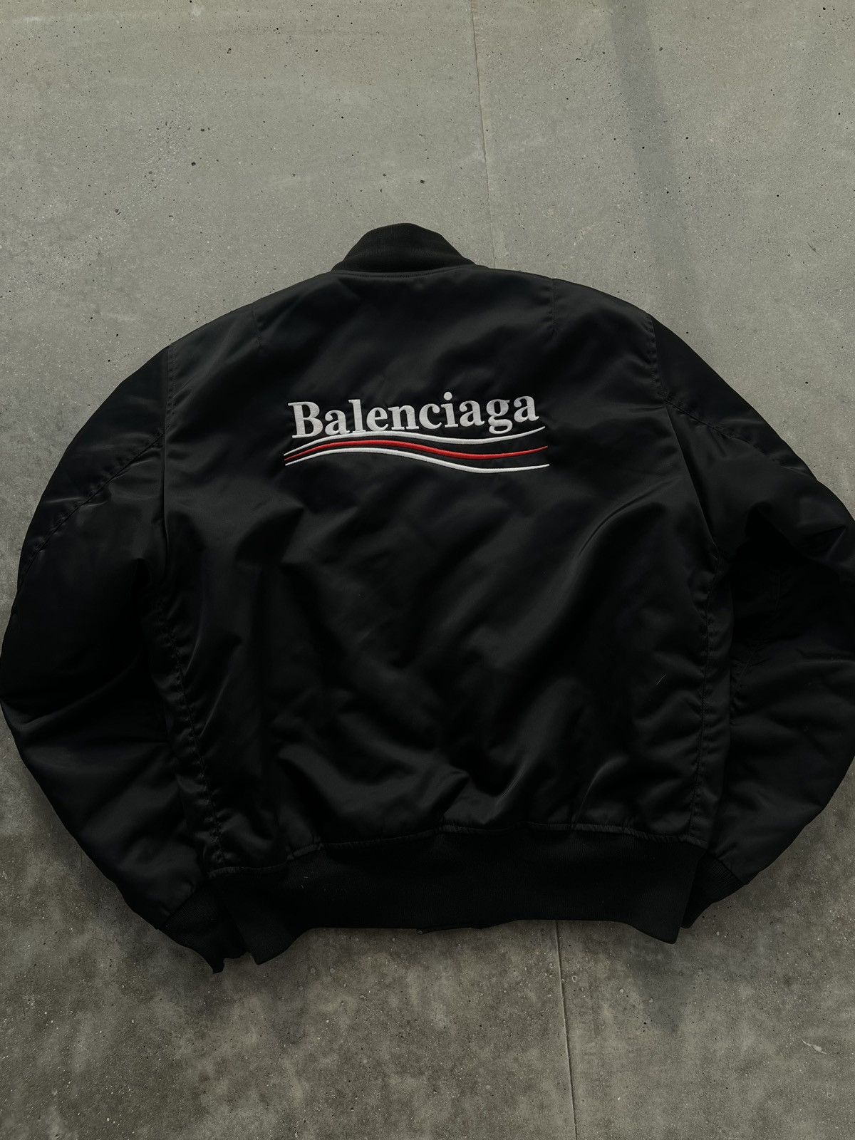 Balenciaga *RARE* Balenciaga Embroidery Bernie Logo Bomber Size US M / EU 48-50 / 2 - 1 Thumbnail