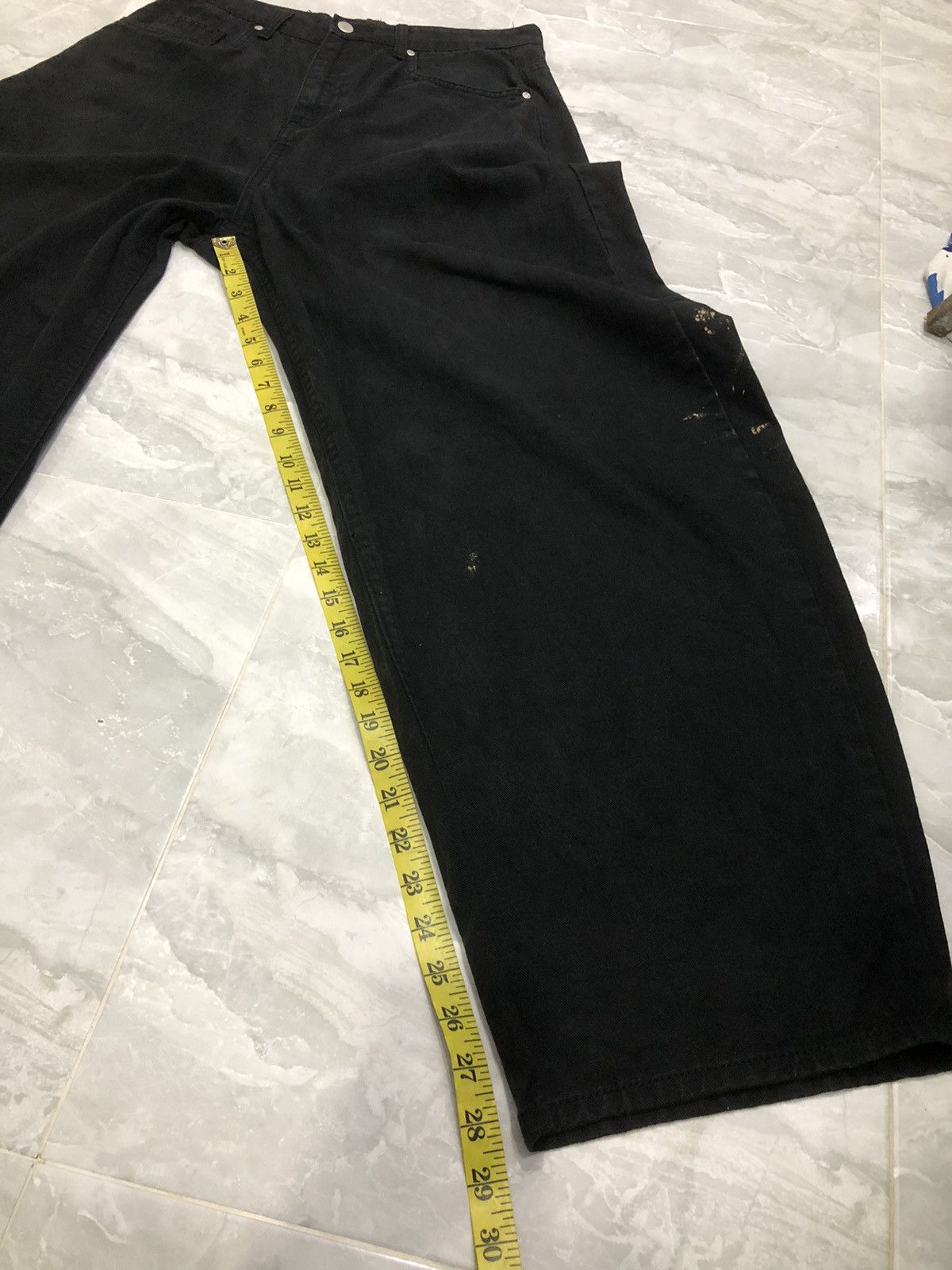 Yohji Yamamoto 1ONE Balloon Jeans Seoul Archive Avant-Garde Denim Size US 30 / EU 46 - 17 Thumbnail