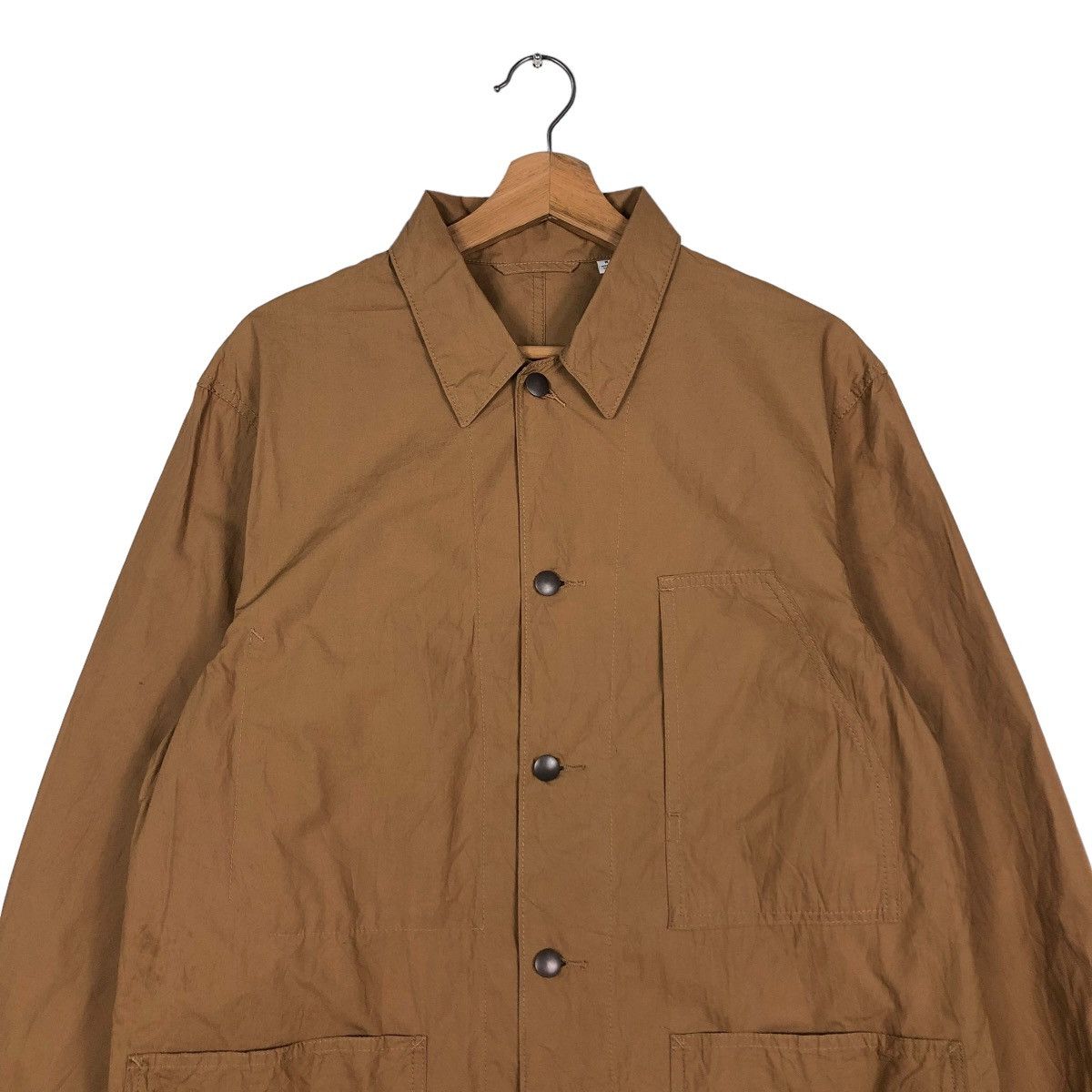 Japanese Brand 🔥VINTAGE DUCK CANVAS CHORE JACKET UNIQLO JAPAN ISSEY MIYAKE Size US L / EU 52-54 / 3 - 3 Thumbnail