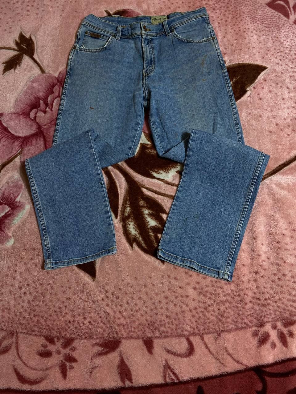 Vintage × Wrangler Wrangler 1947 BAGGY VINTAGE SELVEDGE DENIM Jeans Pants Size US 34 / EU 50 - 8 Thumbnail