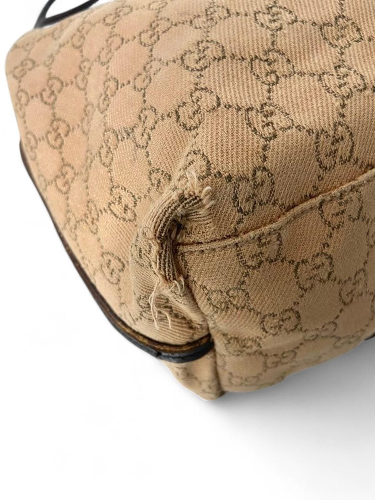 Gucci Gucci - Beige Monogram Canvas Shoulder Bag Size ONE SIZE - 7 Thumbnail