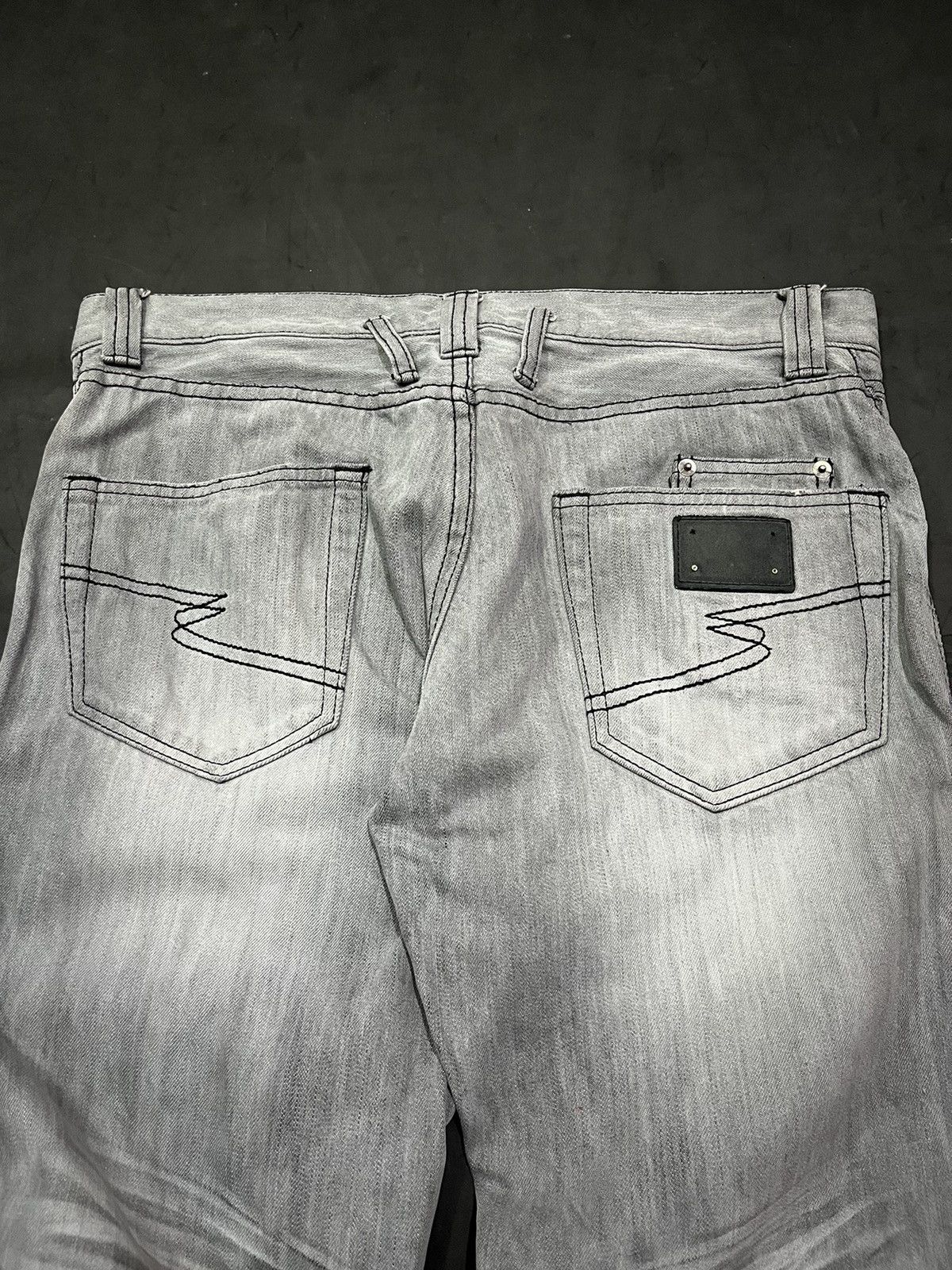 Le Grande Bleu (L.G.B.) 💸BINDINGOFFER💸Semantic design flared denim lgb styled Size US 34 / EU 50 - 6 Thumbnail