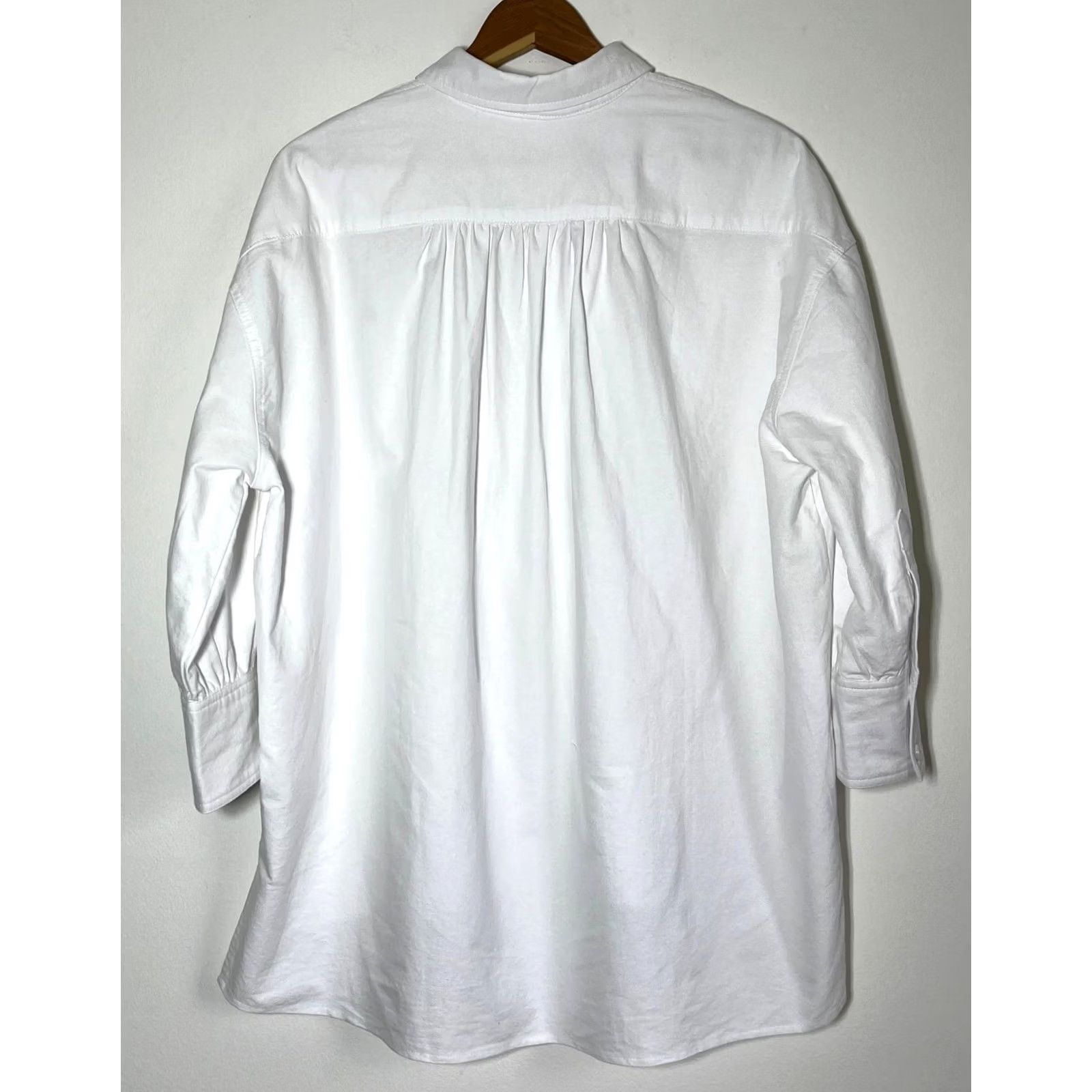 Vintage NWOT Pomander Place Women's White Oxford Adair Boyfriend Shirt M Size M / US 6-8 / IT 42-44 - 5 Thumbnail