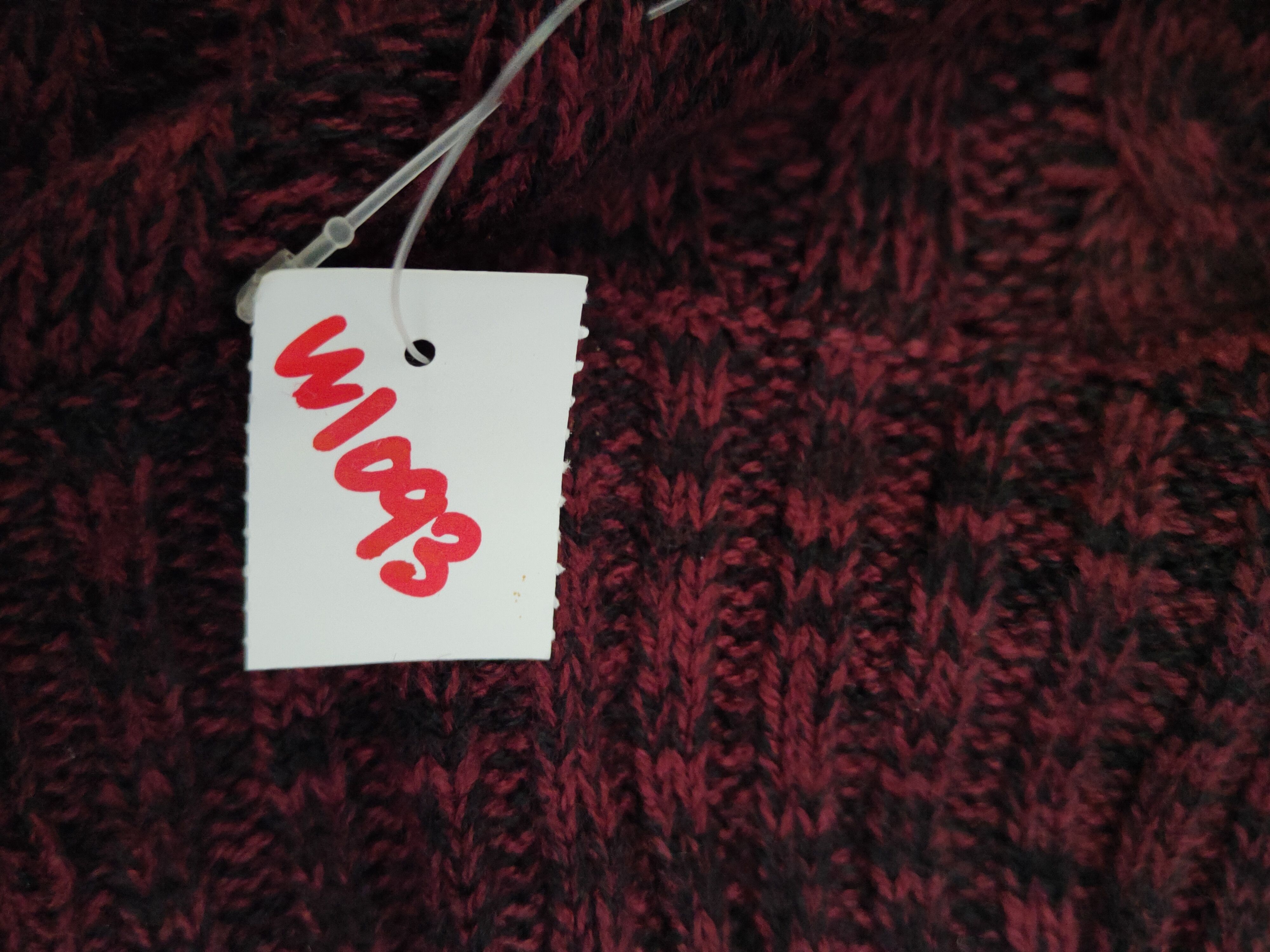 Japanese Brand Jill Blaze Maroon Knitwear Sweatshirts #W1093 Size US L / EU 52-54 / 3 - 13 Thumbnail