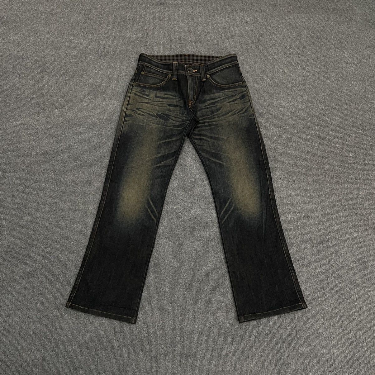 Edwin Edwin Blue Trip 503 Faded Denim Zip Pocket Kapital Style Size US 31 - 2 Thumbnail