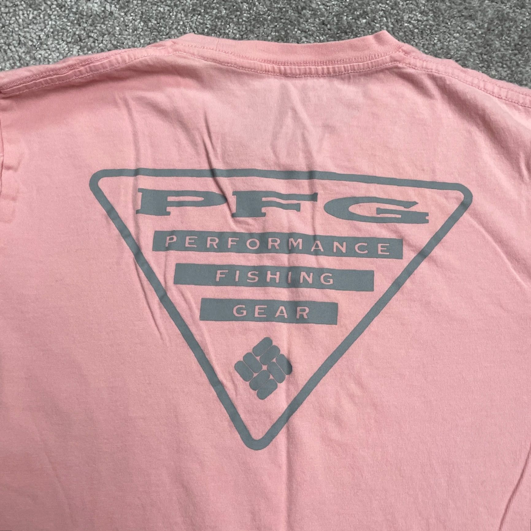 Pinko Columbia PFG Graphic T-Shirt Mens Medium Pink Crew Neck Short Sleeve Casual Tee Size US M / EU 48-50 / 2 - 4 Thumbnail