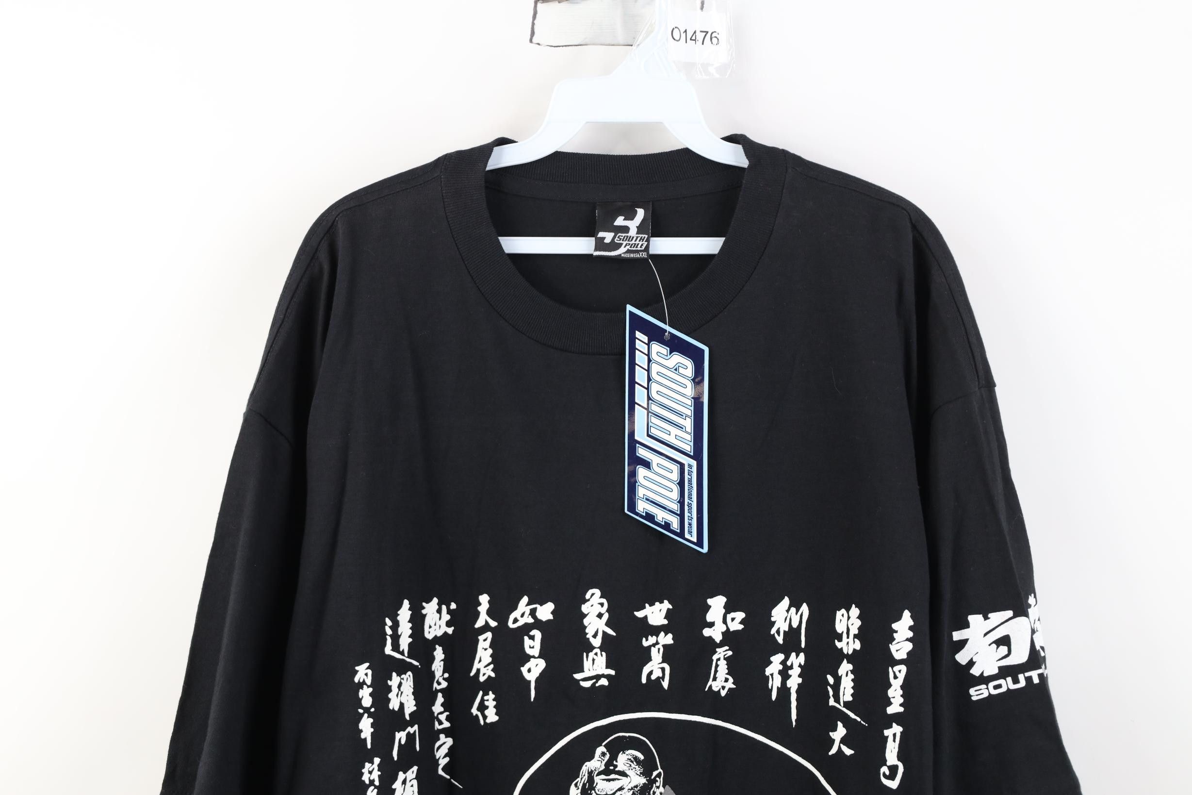Vintage Deadstock Vintage 90s Southpole Buddha Short Sleeve T-Shirt Size US XXL / EU 58 / 5 - 2 Thumbnail