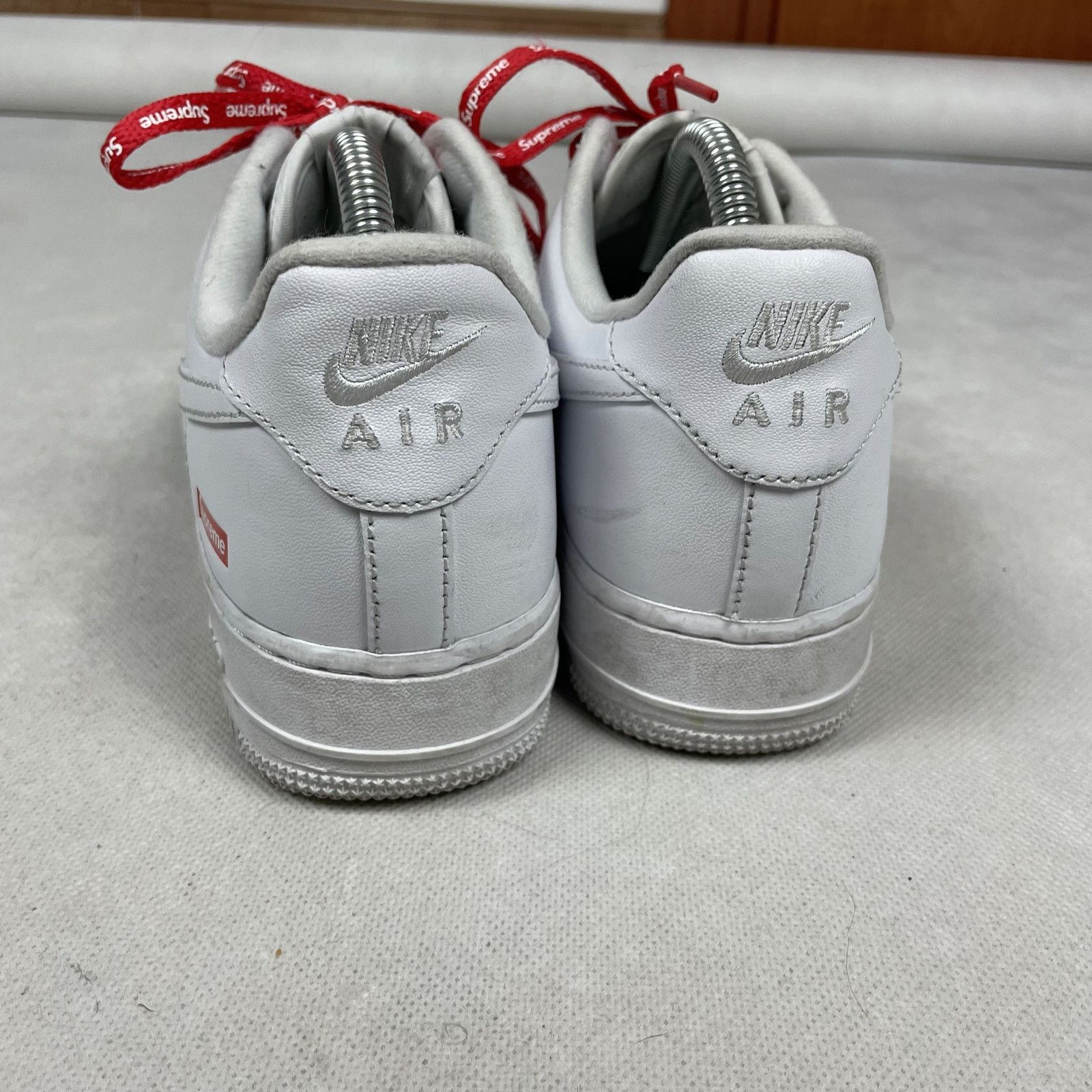 Nike × Supreme Nike Air Force 1 Low SP CU9225-100 Men White Leather Shoes 7 Size US 7 / EU 40 - 12 Thumbnail