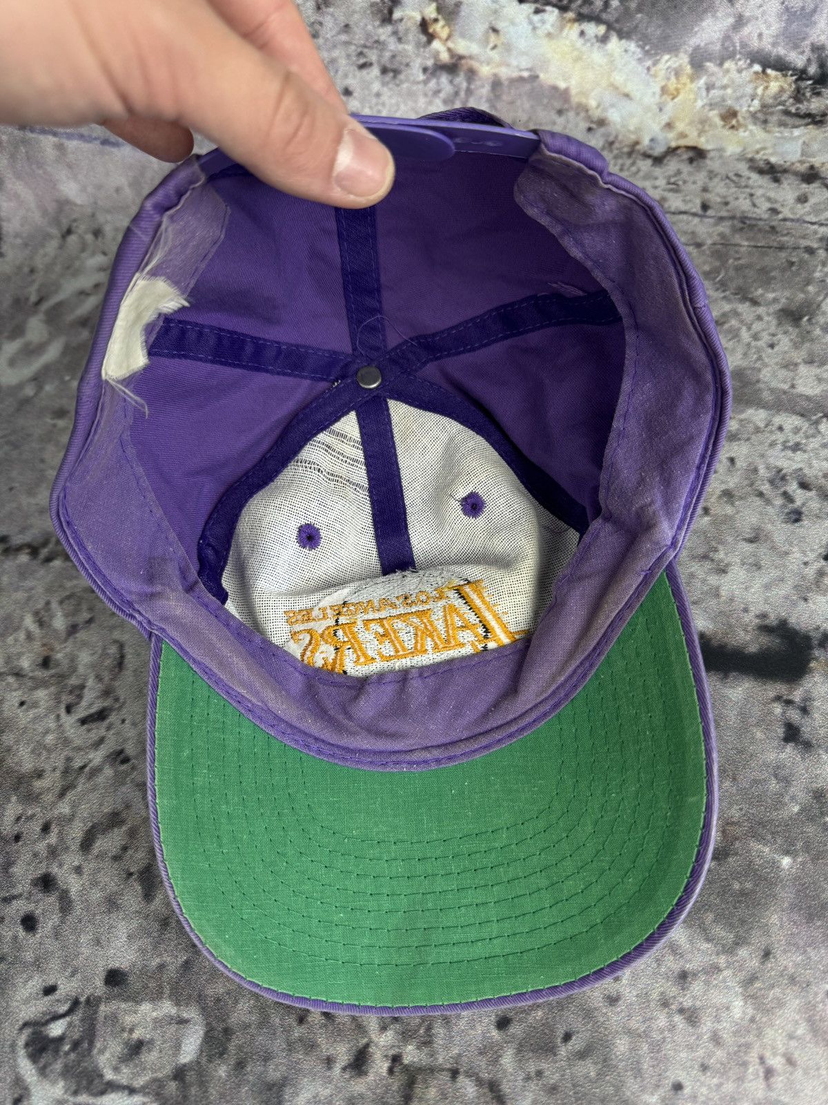 NBA Men’s Los Angeles Lakers Cap NBA Vintage Size ONE SIZE - 6 Thumbnail