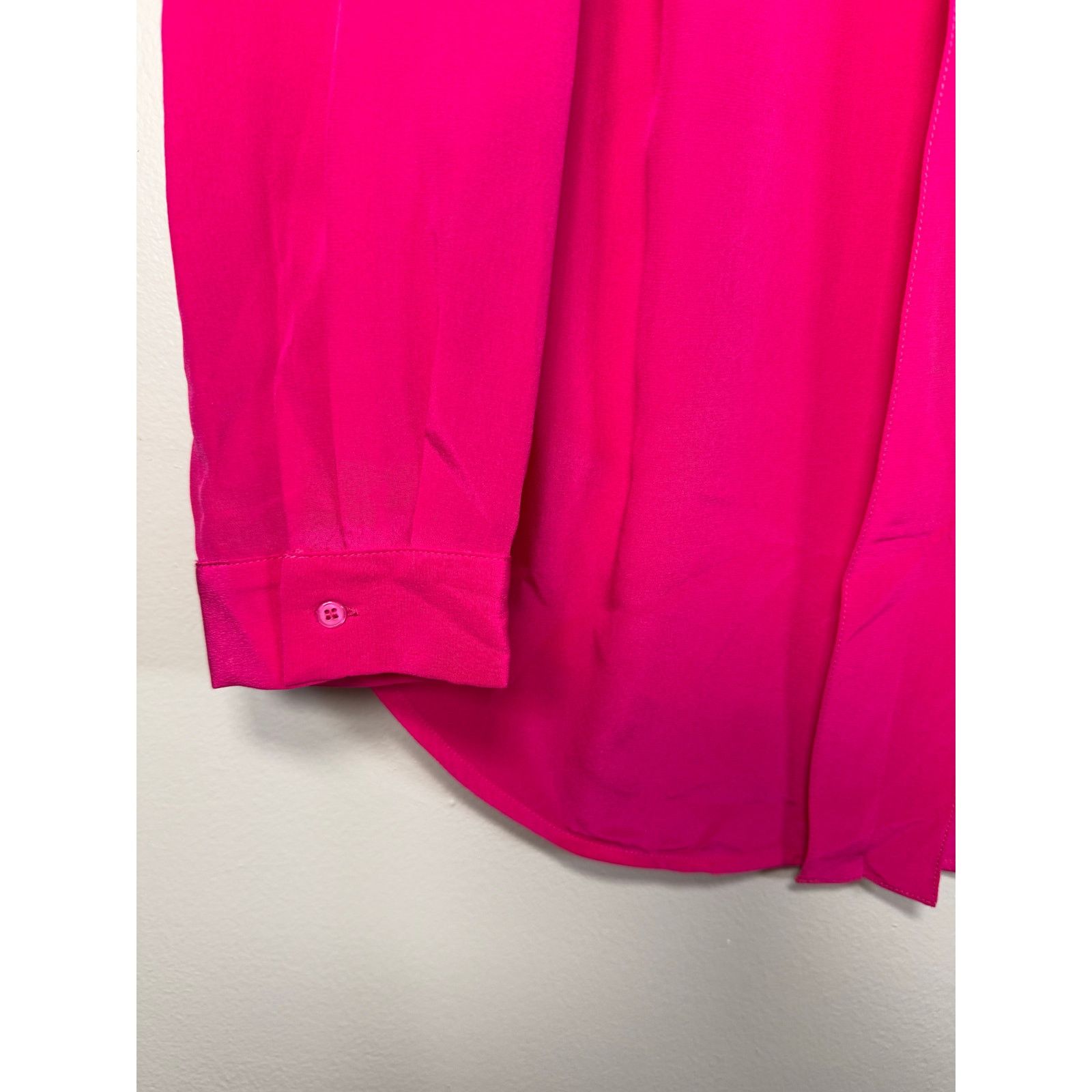 Sandro Sandro Pink Neck Tie Blouse size 2/M Size M / US 6-8 / IT 42-44 - 10 Thumbnail