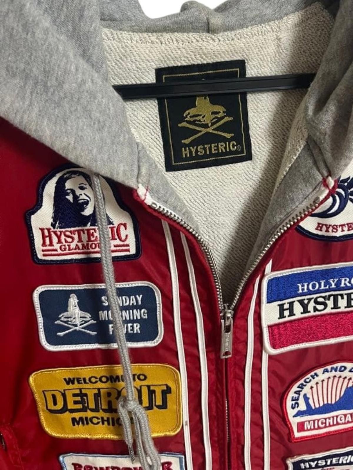 Hysteric Glamour Hysteric Glamour - Bomber Jacket with Hood and Patches Size US S / EU 44-46 / 1 - 3 Thumbnail