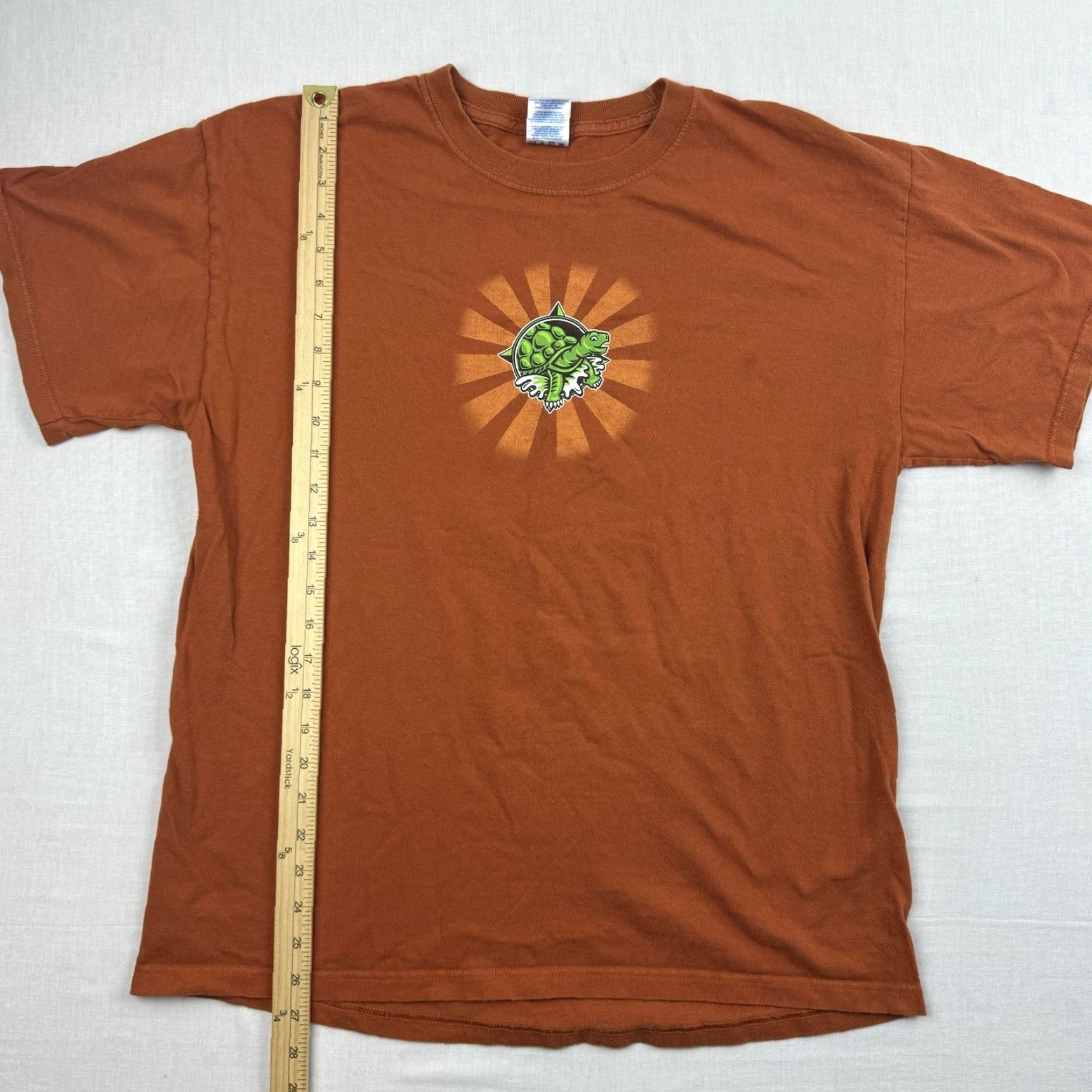 Vintage VINTAGE Beer Shirt Adult L Orange Turtle Nature Y2K Hippie Brown Ale Mens Shirt Size US L / EU 52-54 / 3 - 7 Thumbnail