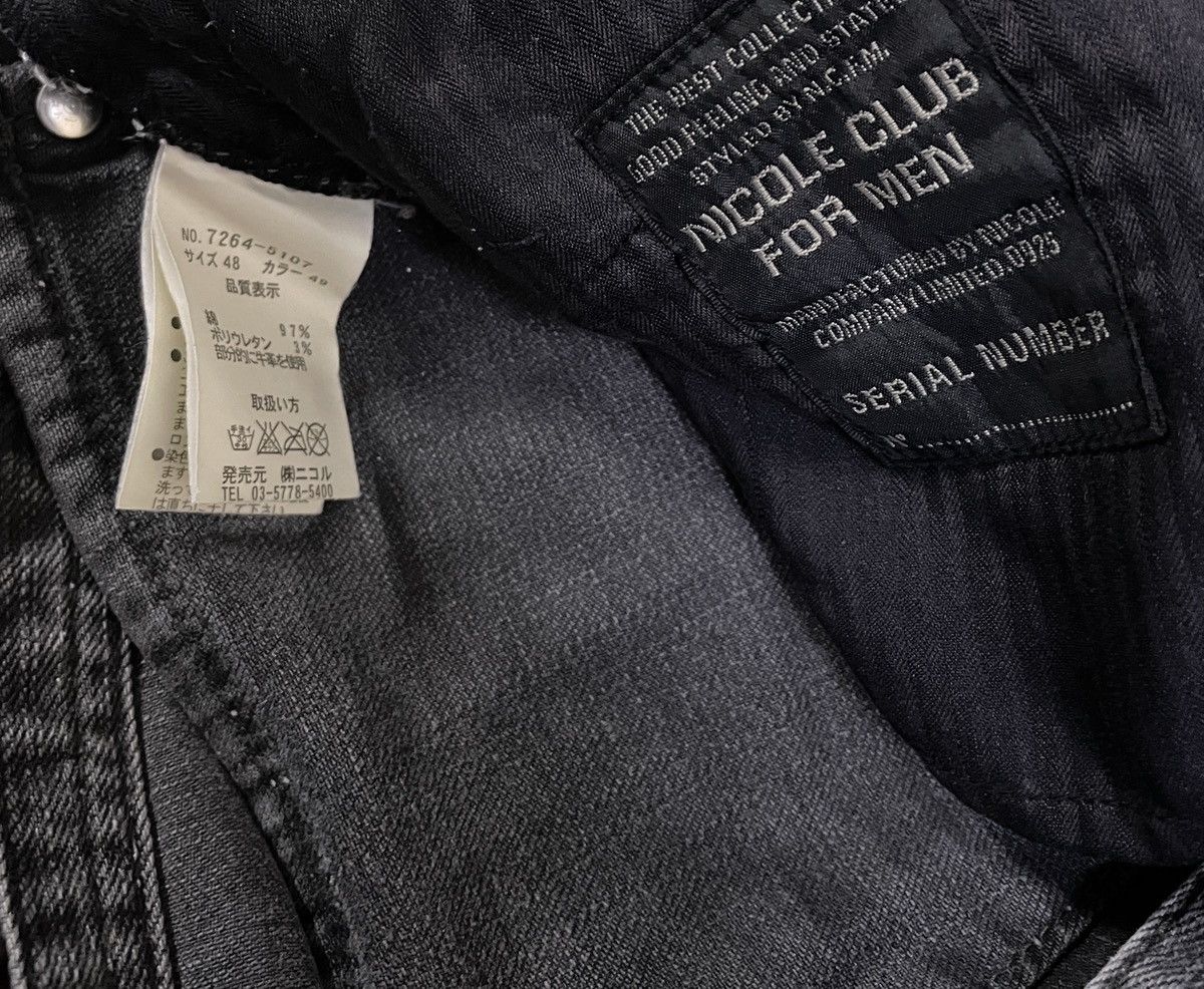 Nicole Club Rare Vintage Japanese Brand Nicole Club Flared Jeans 1990s Size US 34 / EU 50 - 9 Thumbnail