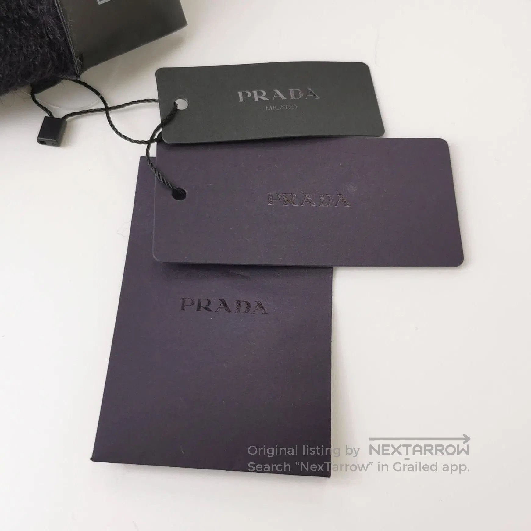 Prada Prada Black Wool Blend Polo Sweater . Size L / US 10 / IT 46 - 3 Thumbnail