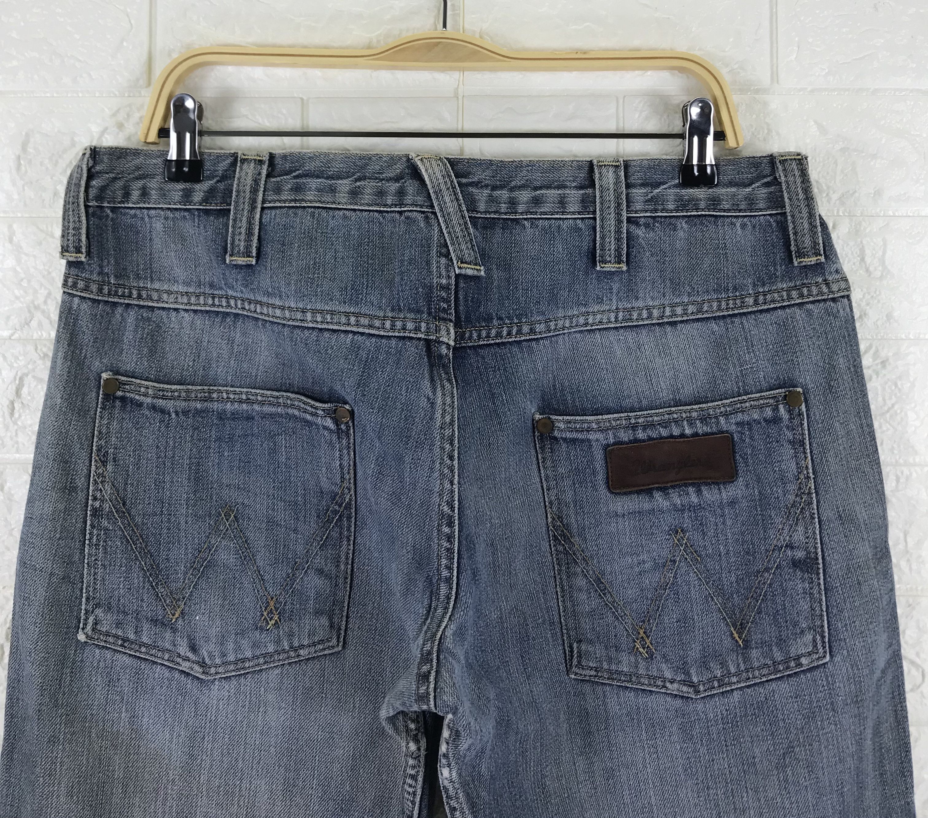 Wrangler Vintage Wrangler Fly Buttons Flare Jeans Size US 35 - 6 Thumbnail