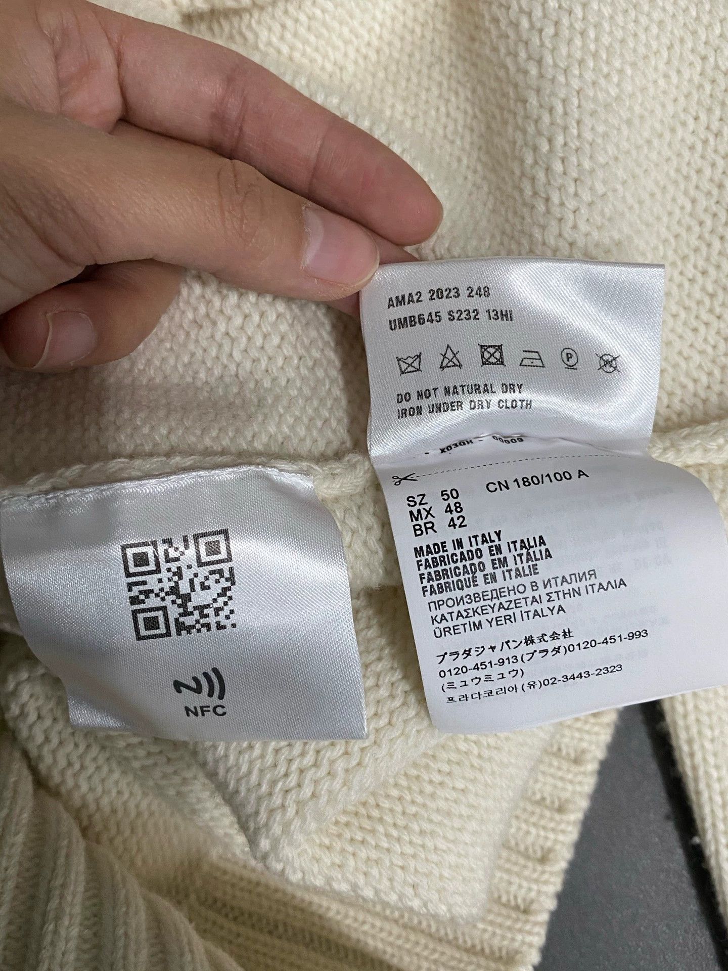 Prada Prada New Sweater Size 50 Size XL / US 12-14 / IT 48-50 - 6 Thumbnail