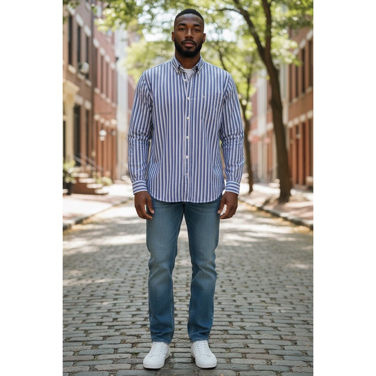 Aeropostale Aeropostale Men’s L Classic Fit Button-Down Shirt Size US L / EU 52-54 / 3 - 2 Thumbnail