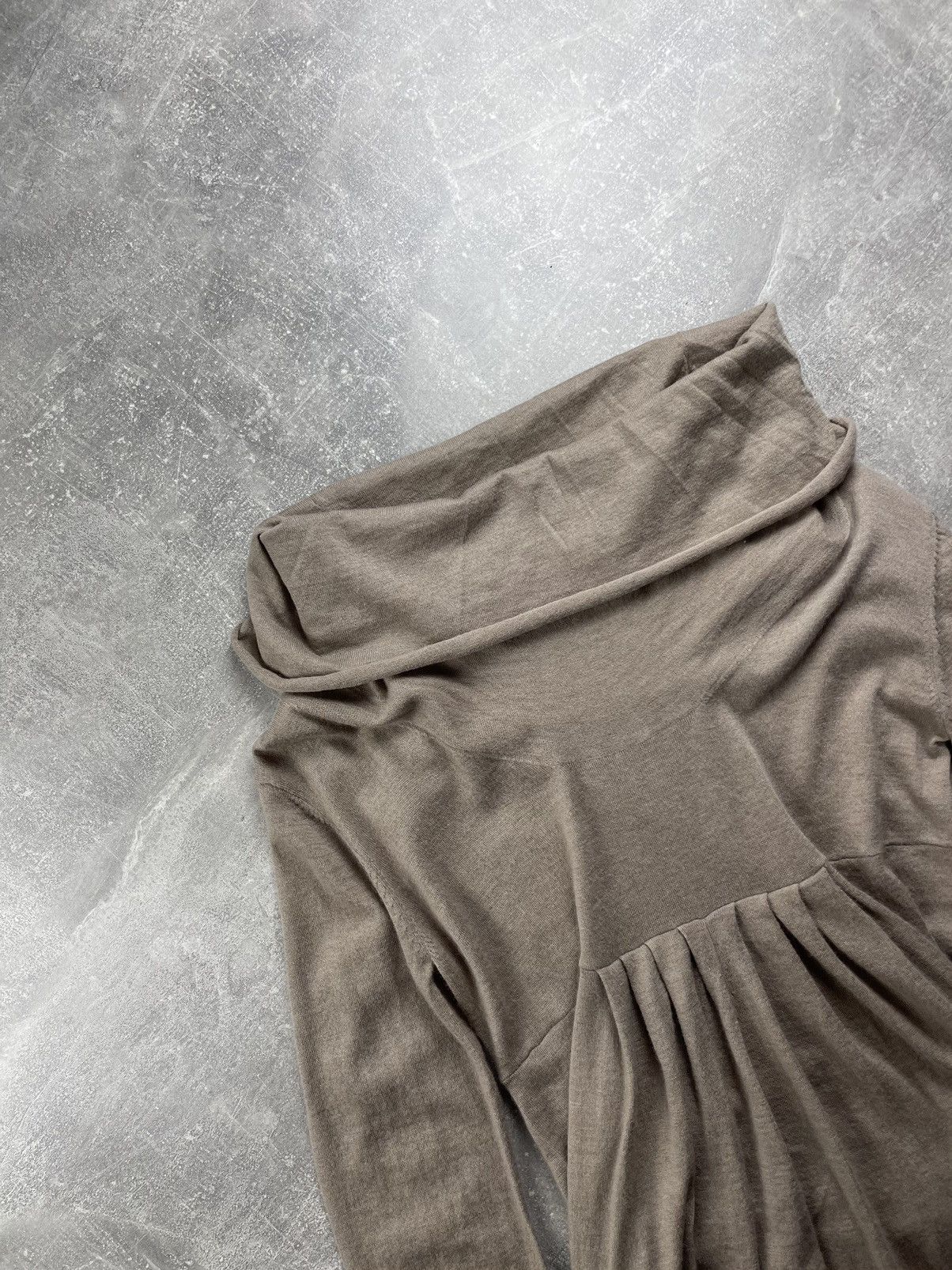 Other Dudu Roma Women’s Knit Dress Wool Silk Cashmere Blend Beige Size S / US 4 / IT 40 - 3 Thumbnail