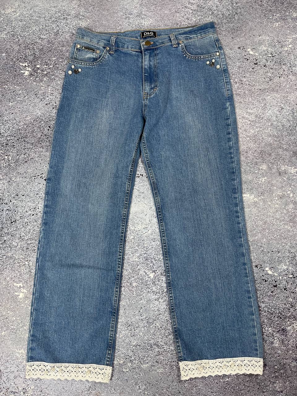 Hysteric Glamour D&G Dolce & Gabbana Style Jeans Denim Pants Japanese Y2k Size 29" - 2 Thumbnail