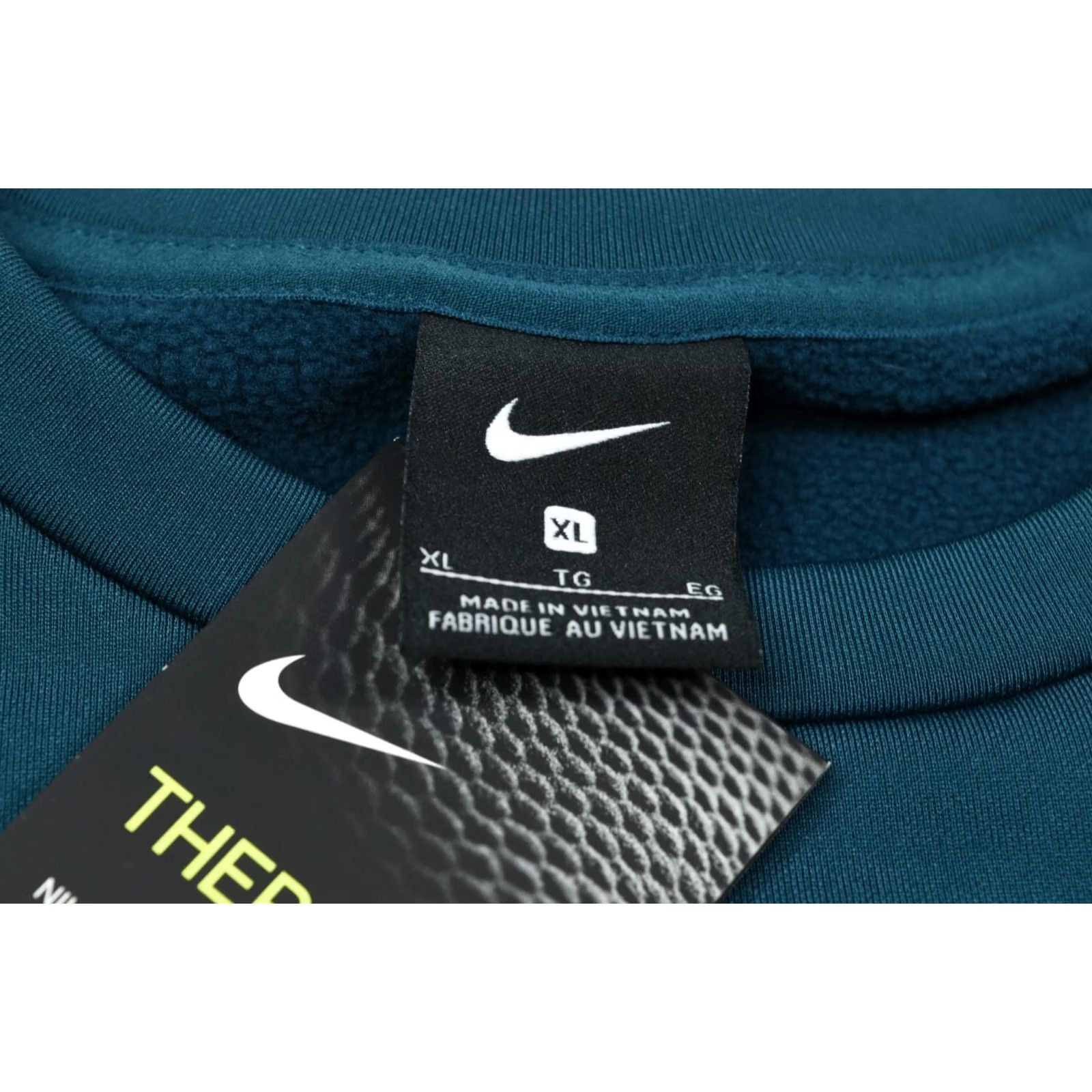 Nike Nike Therma Center Check Training Sweater Womens XL Blue Long Sleeve Gym Size XL / US 12-14 / IT 48-50 - 7 Thumbnail