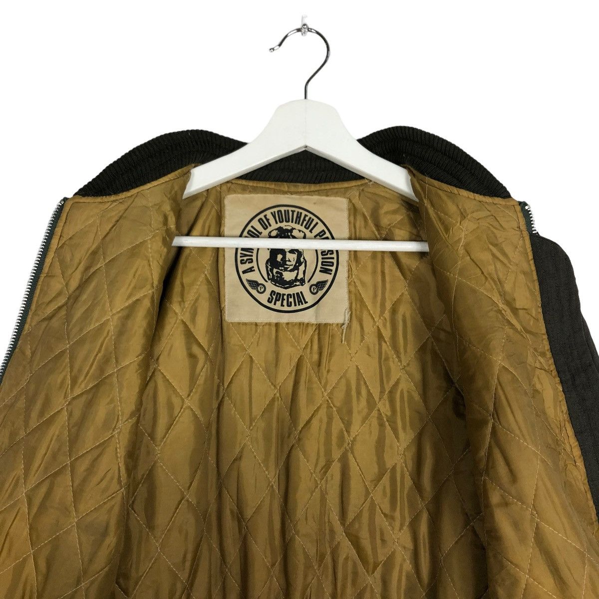 Japanese Brand 🔥 VINTAGE FREE FIGHT CLUB BOMBER JACKET Size US M / EU 48-50 / 2 - 11 Thumbnail