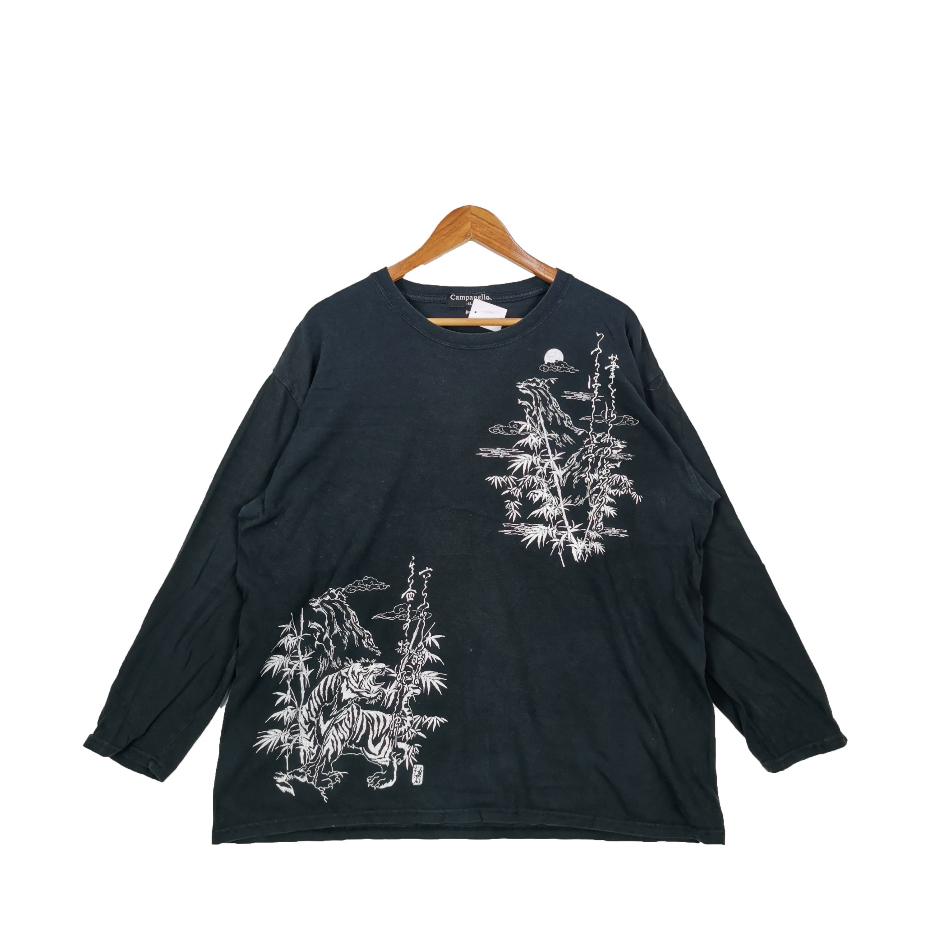 Japanese Brand Vintage Japanese Tiger Sukajan T-Shirt Japan Motive Tees Size US XL / EU 56 / 4 - 1 Thumbnail