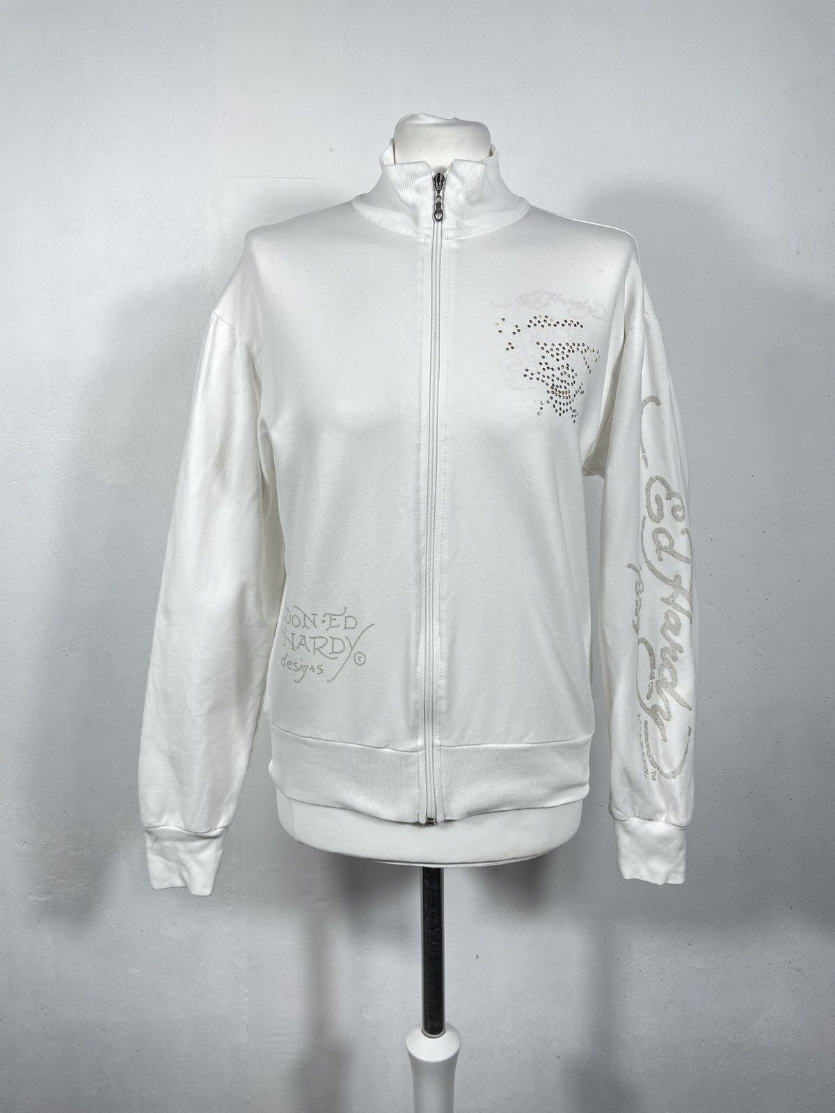 Christian Audigier × Ed Hardy × Vintage Ed Hardy x Christian Audigier Retro 00s Hoodie Swag Drip Size XL / US 12-14 / IT 48-50 - 2 Thumbnail